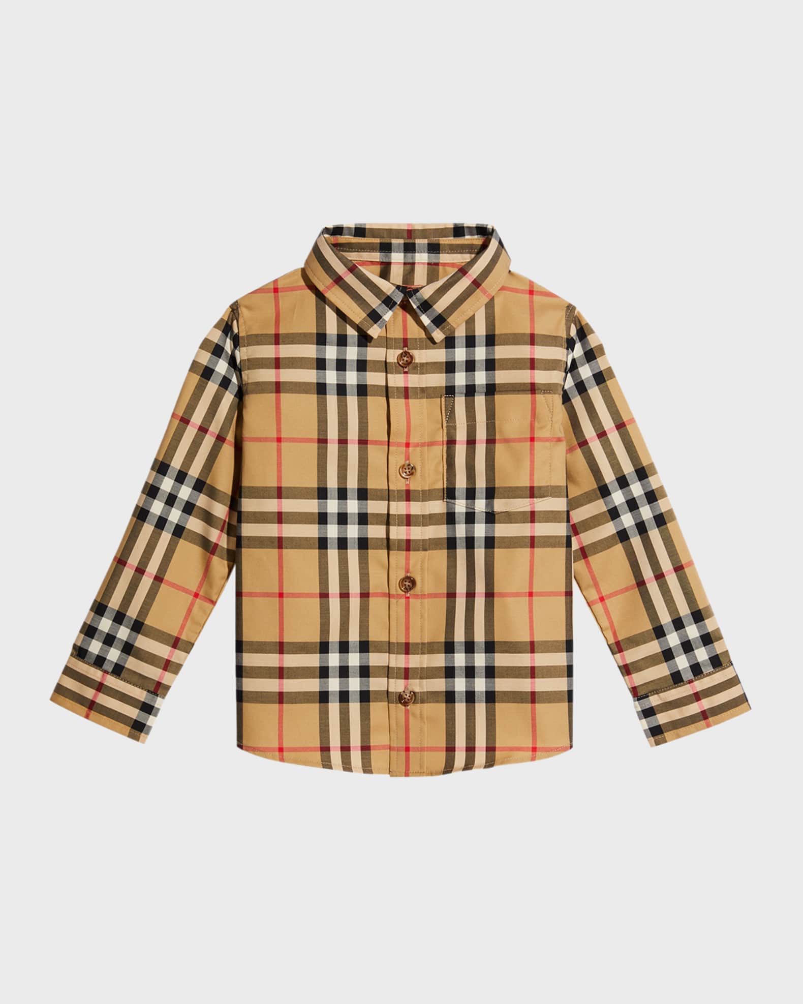 Boy s Owen Vintage Check Long Sleeve Shirt Size 6M 2