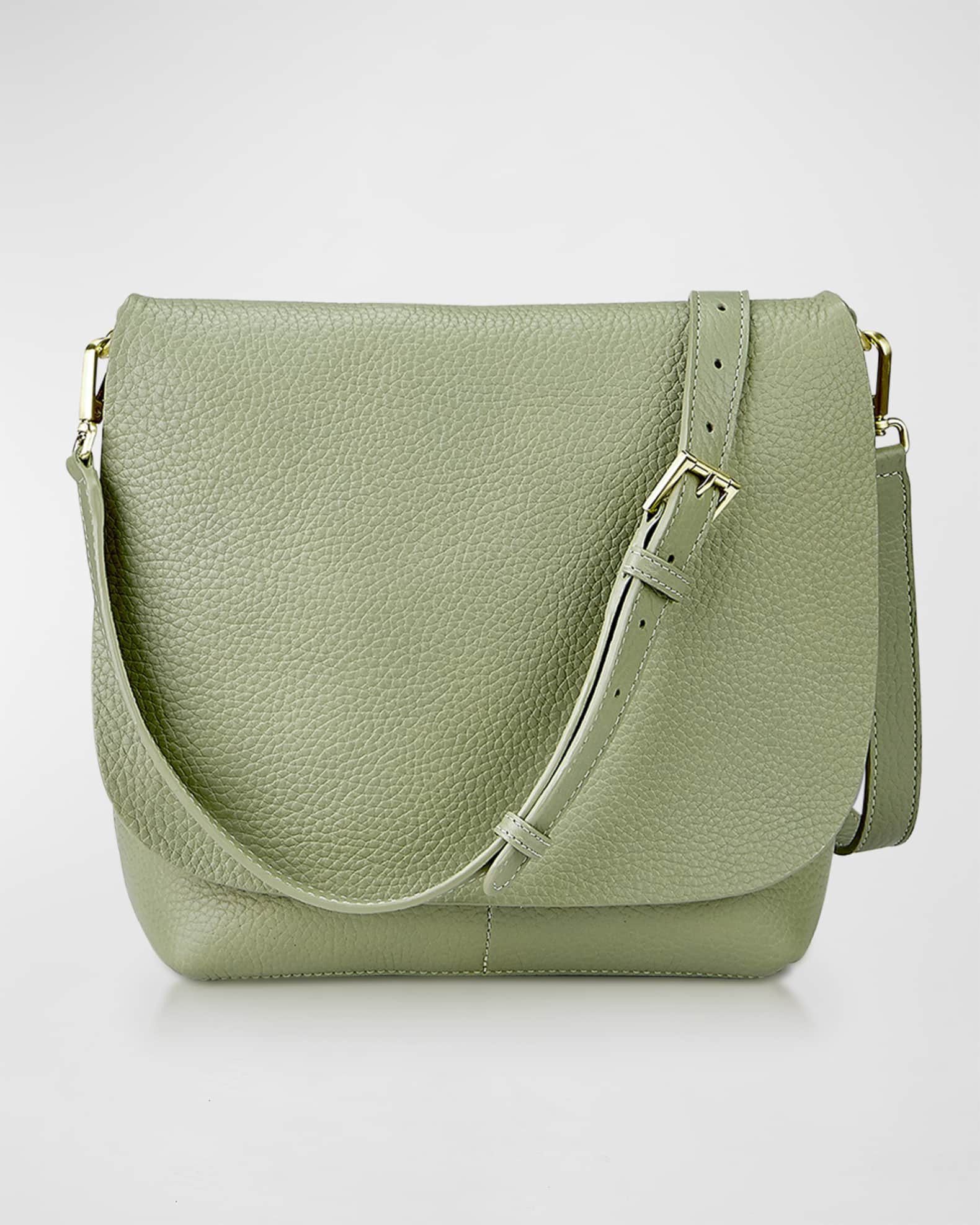 Gigi leather 2025 crossbody bag