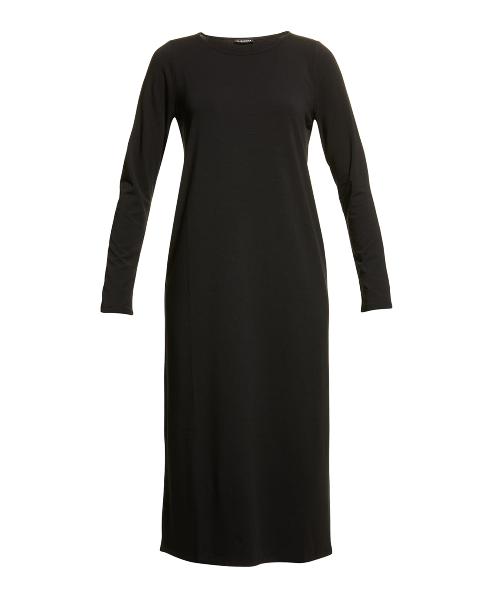 Eileen Fisher Scoop-Neck Jersey Midi Dress | Neiman Marcus