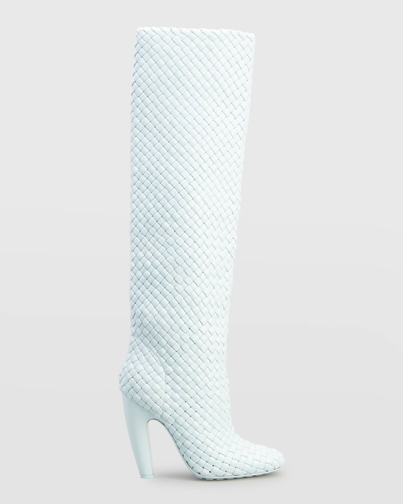 PARIS TEXAS light blue python long boots