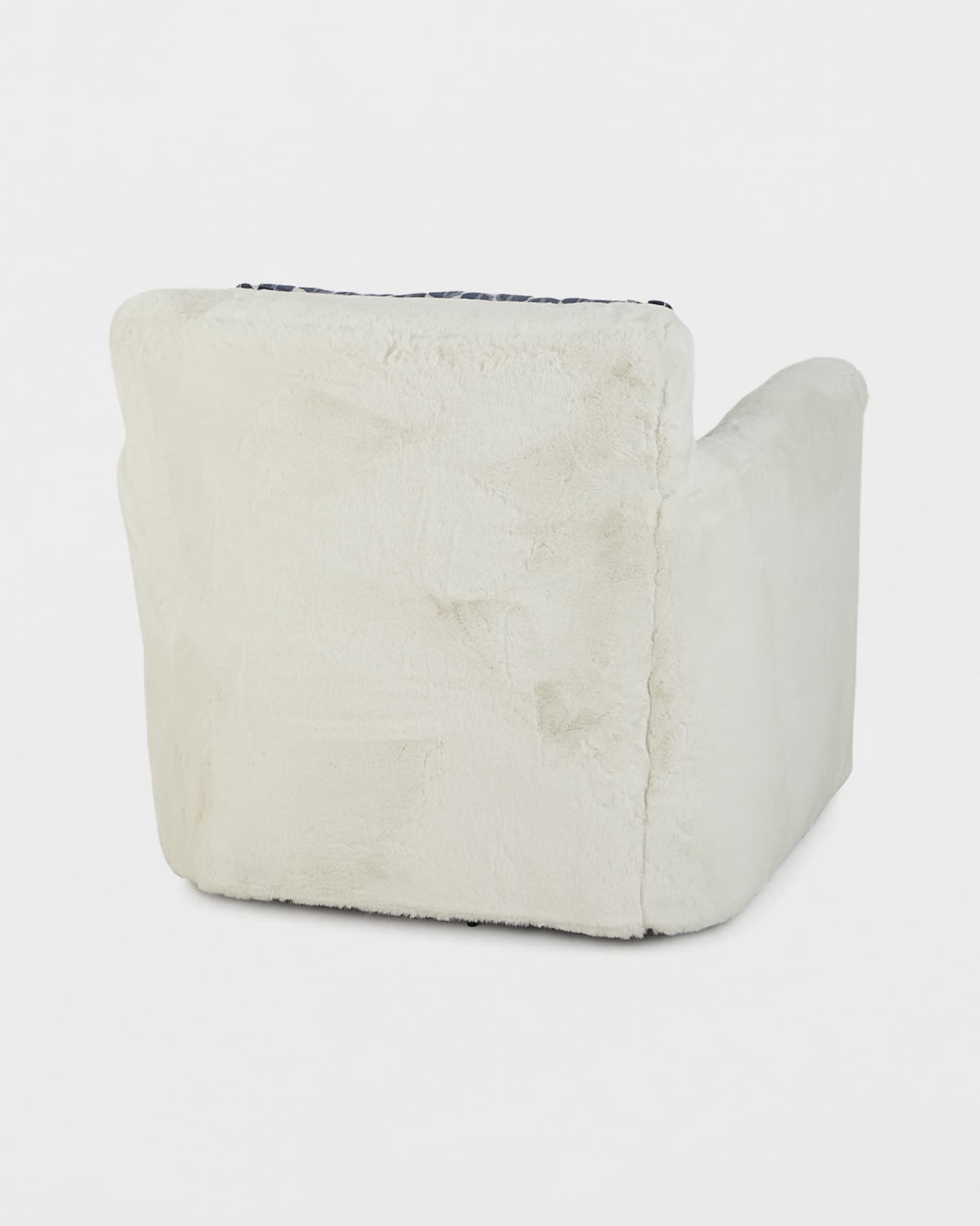 Massoud Andantino Faux Fur Swivel Chair Neiman Marcus