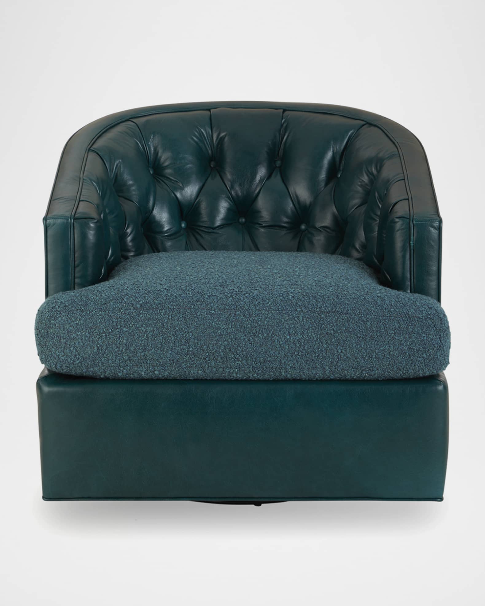 Jacinta Leather Swivel Chair 1