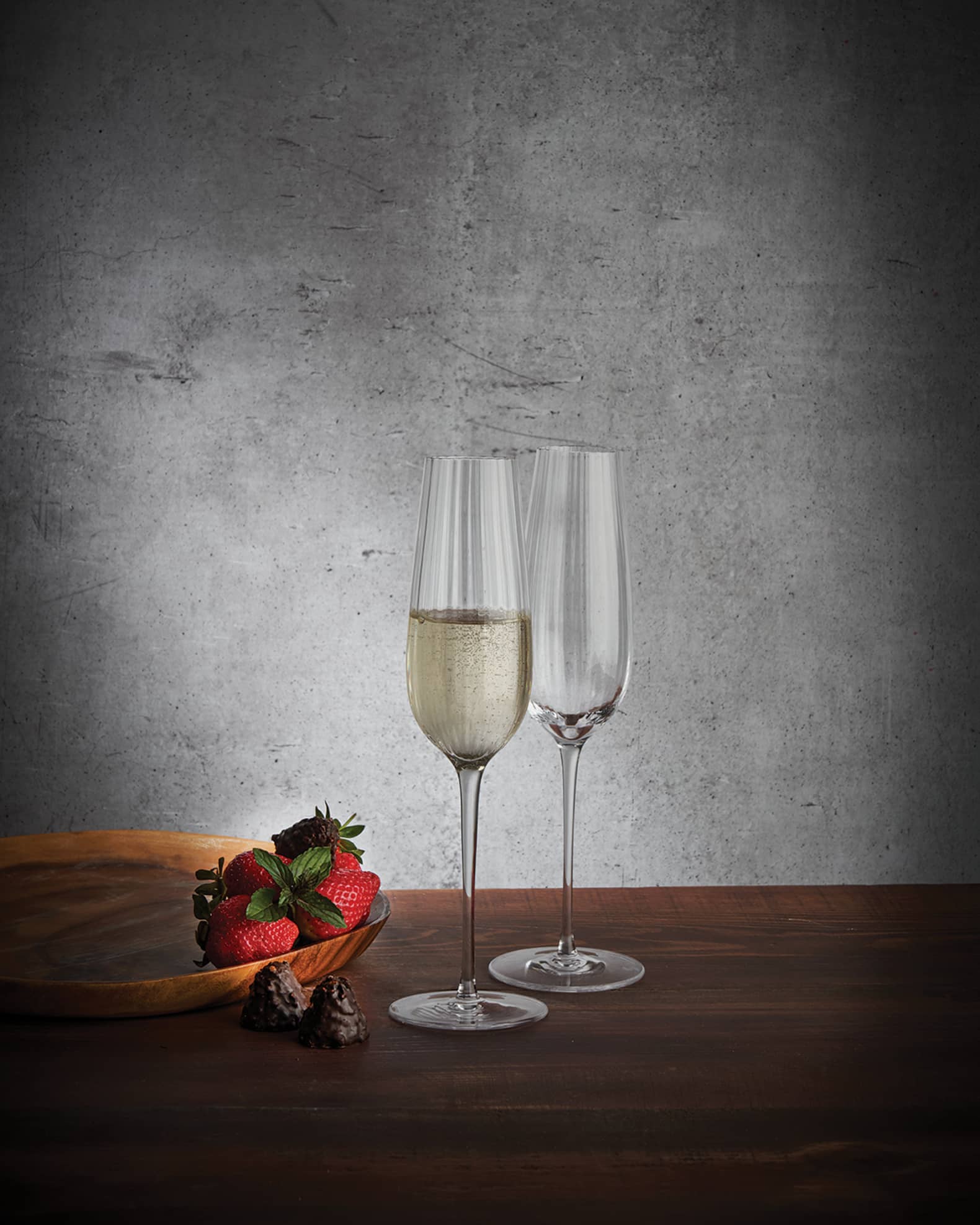 Round Up Sparkling Wine Glasses, Set of 2 1