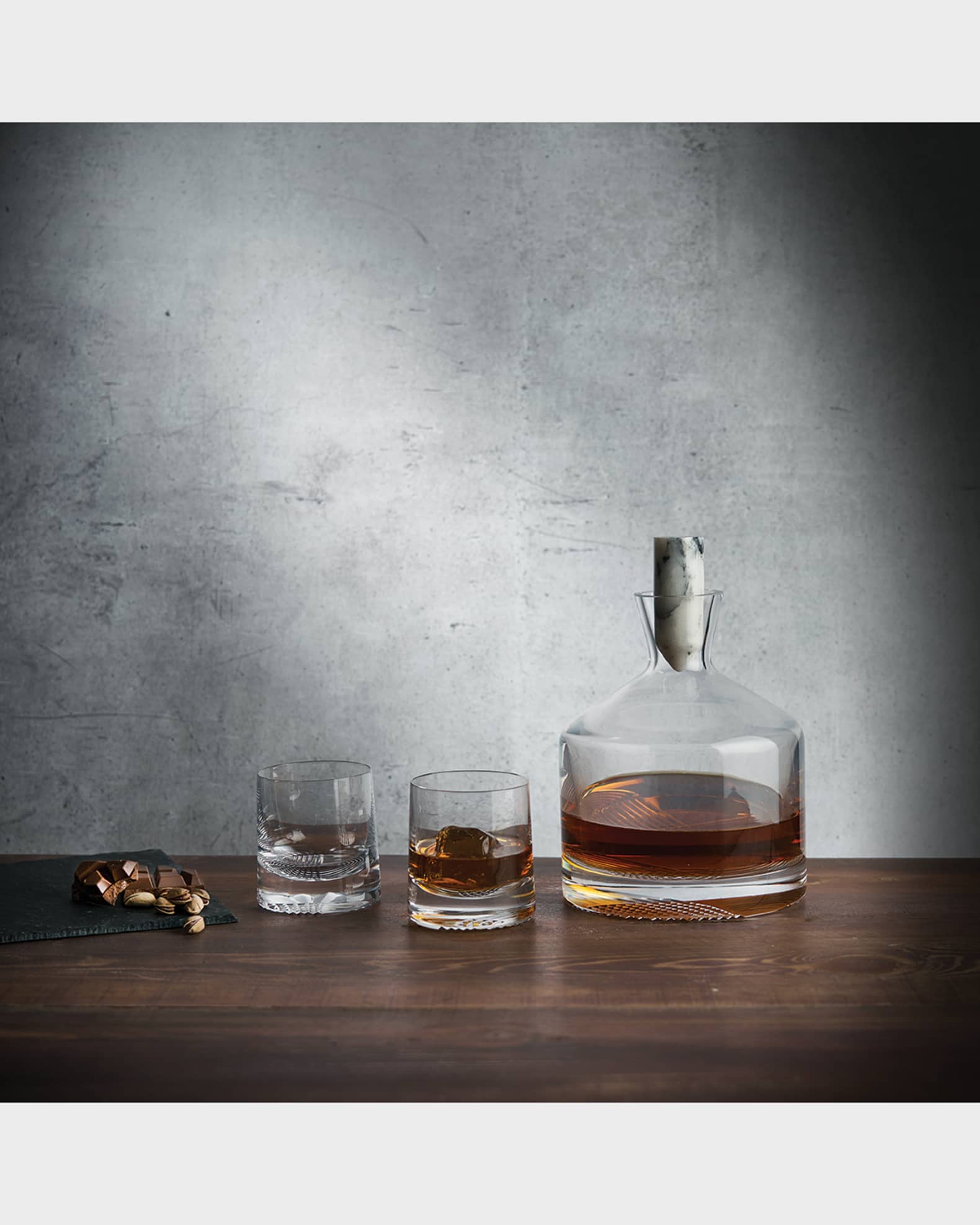 Alba Whisky Carafe & 2 Tumblers Gift Set 0