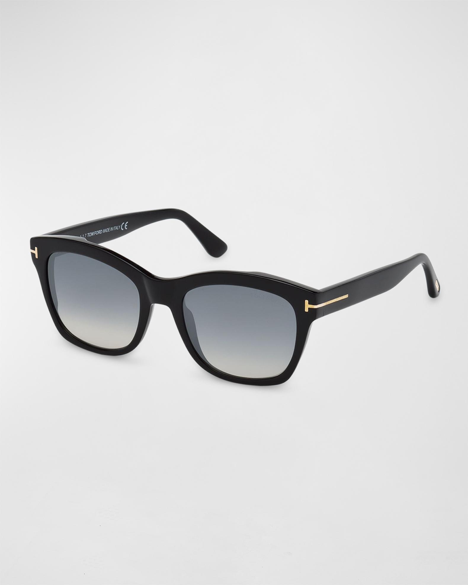 Tom Ford Black Gradient Square Sunglasses Tom Ford Square Gradient Sunglasses - Black Sunglasses  main image 3