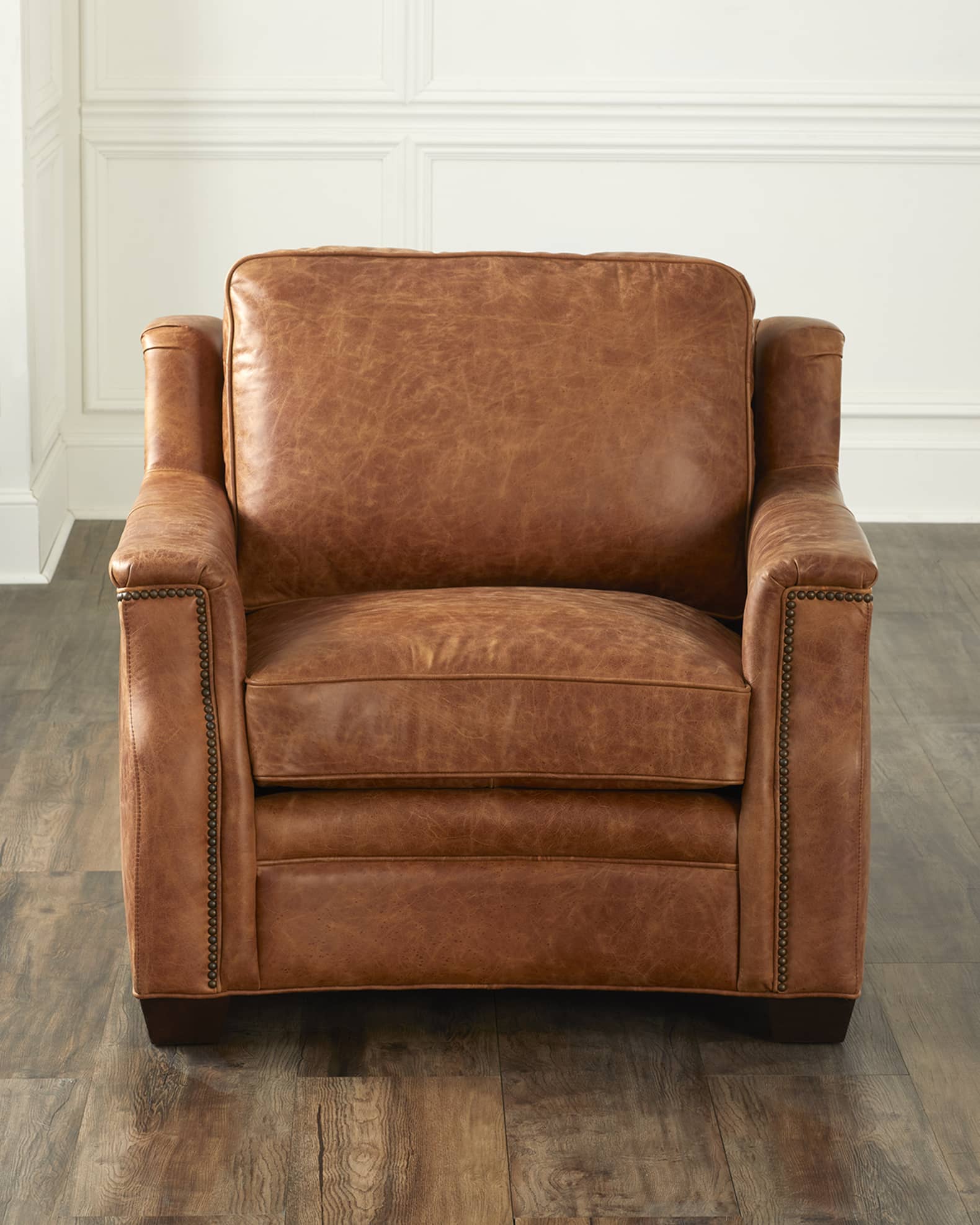Yates Leather Chair  0