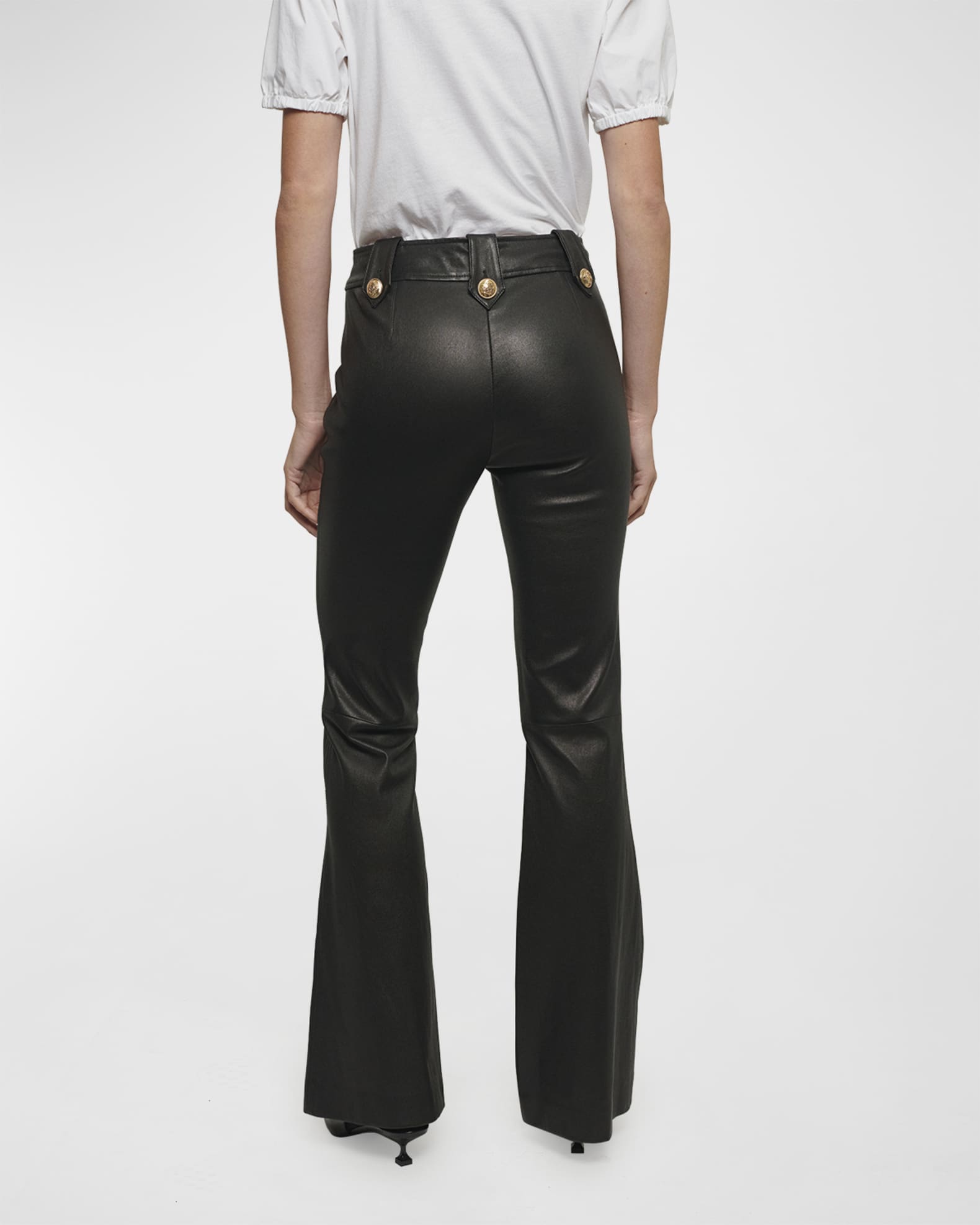 Robertson flare trouser with sailor buttons top