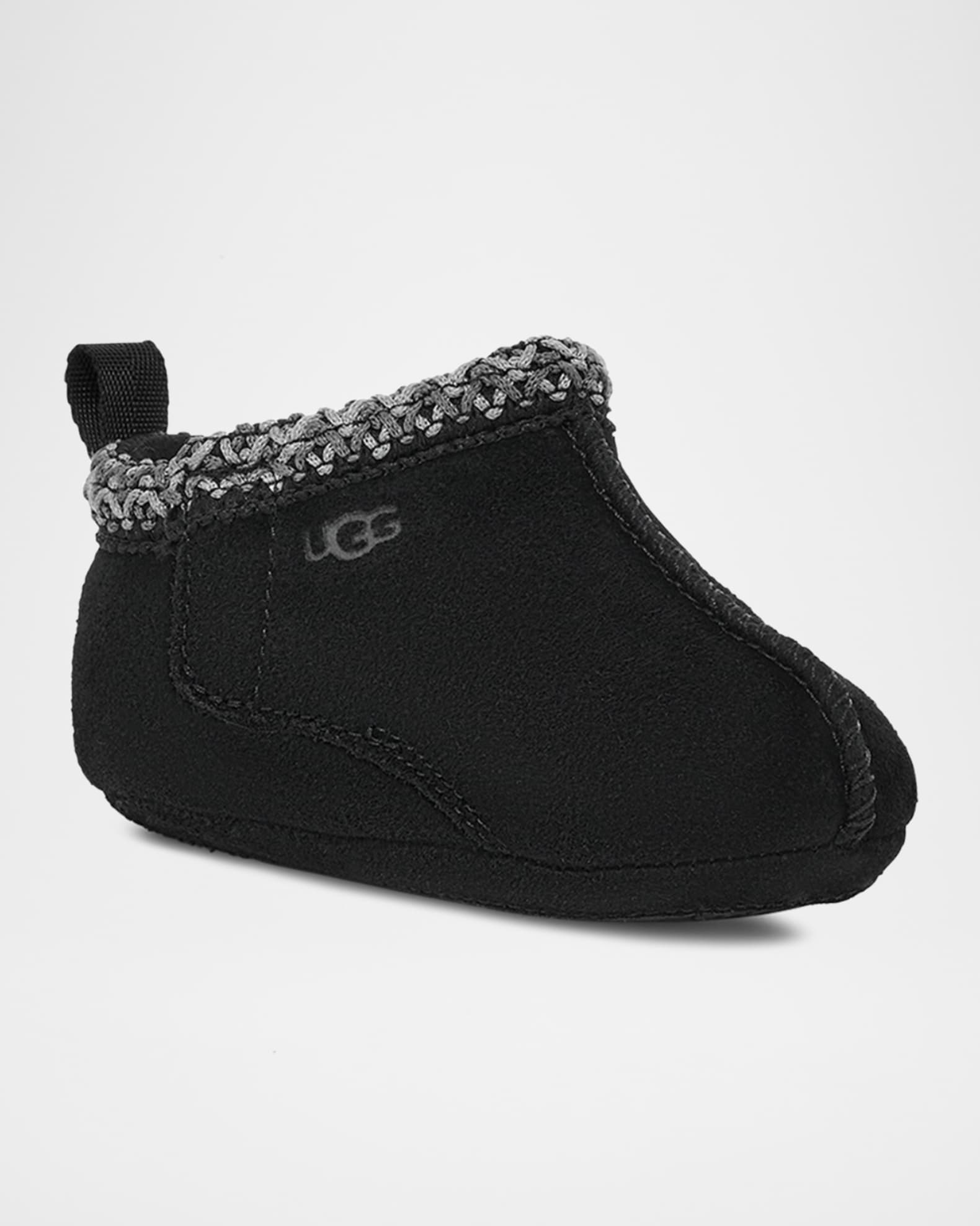 Girl's Tasman Pre-Walker Suede Booties, Baby 1