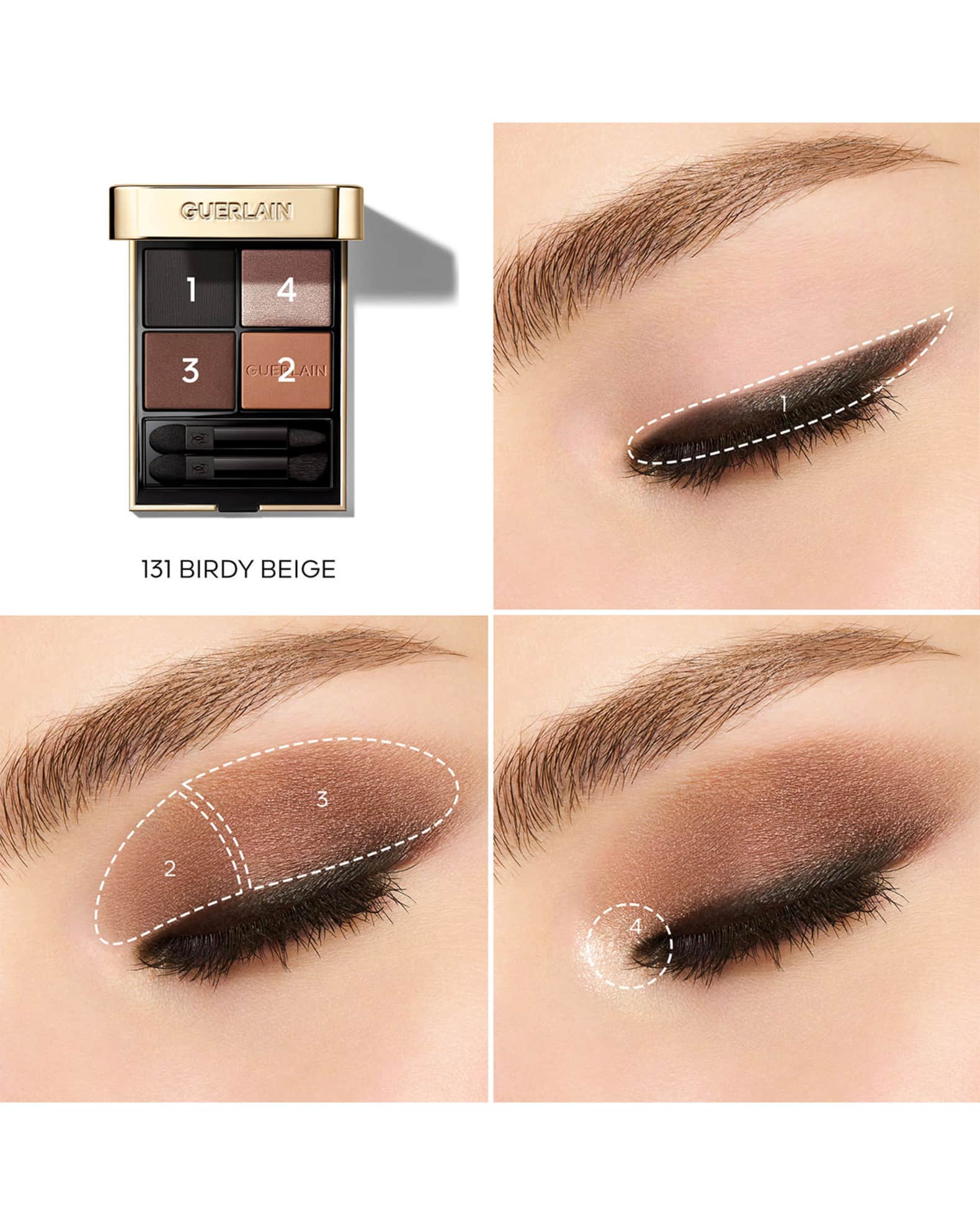 GUERLAIN Ombres G アイシャドウクワッド 129 GUERLAIN Ombres G Quad Eyeshadow Palette | Saks Fifth Avenue