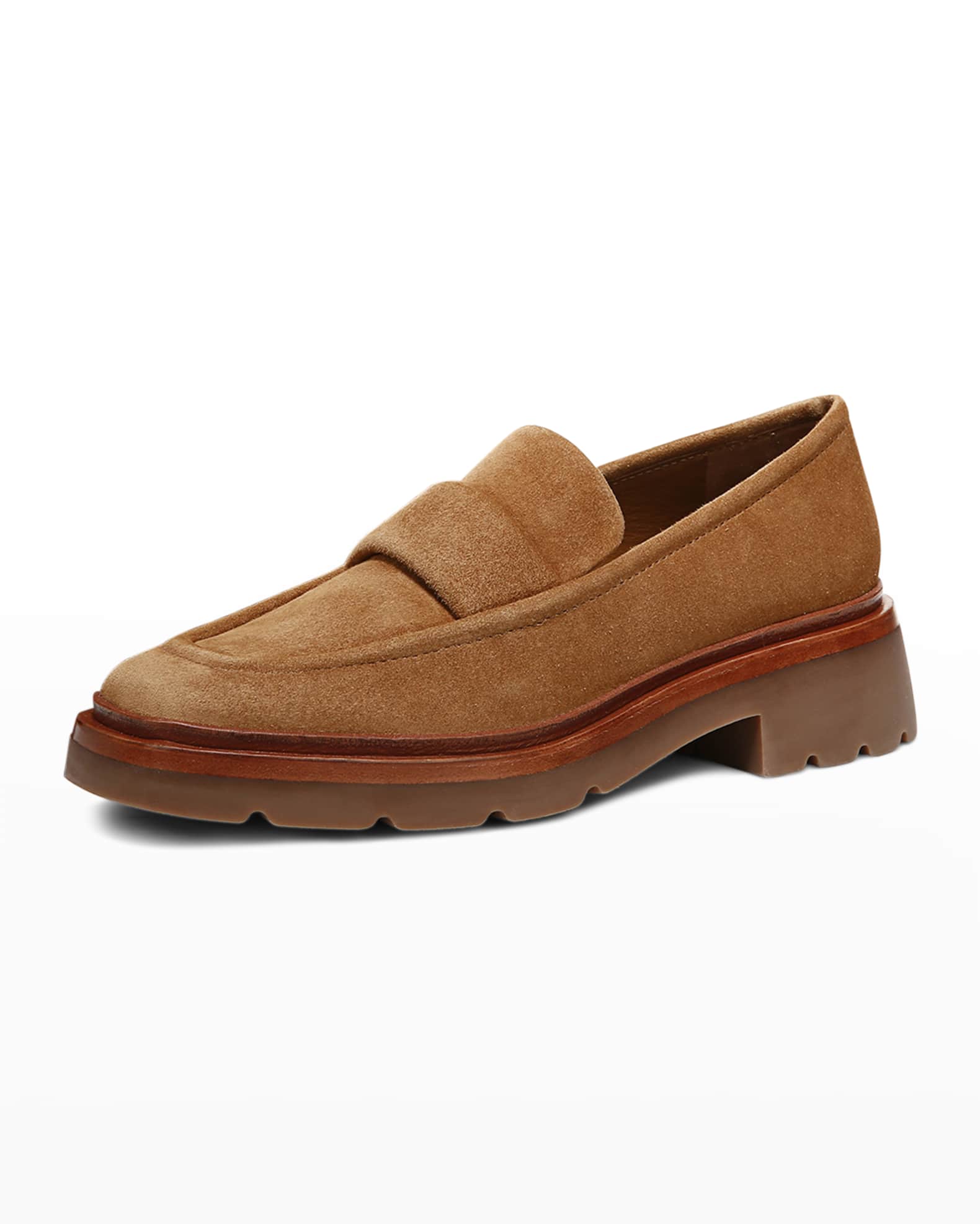 Vince Robin Suede Loafers | Neiman Marcus