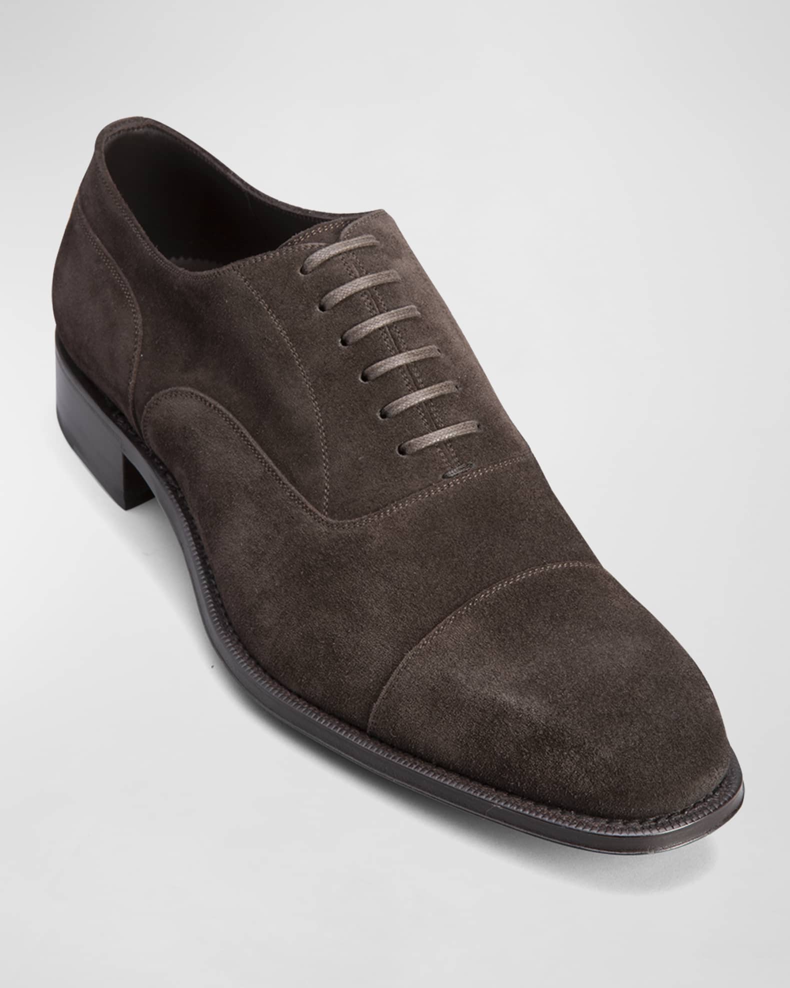 Men's Claydon Suede-Leather Oxfords 1