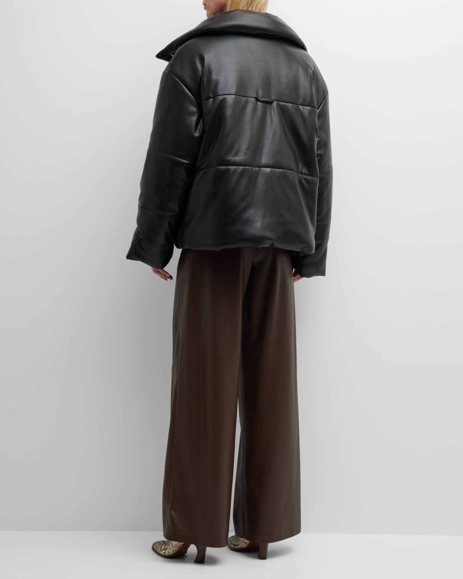 Nanushka hide puffer on sale