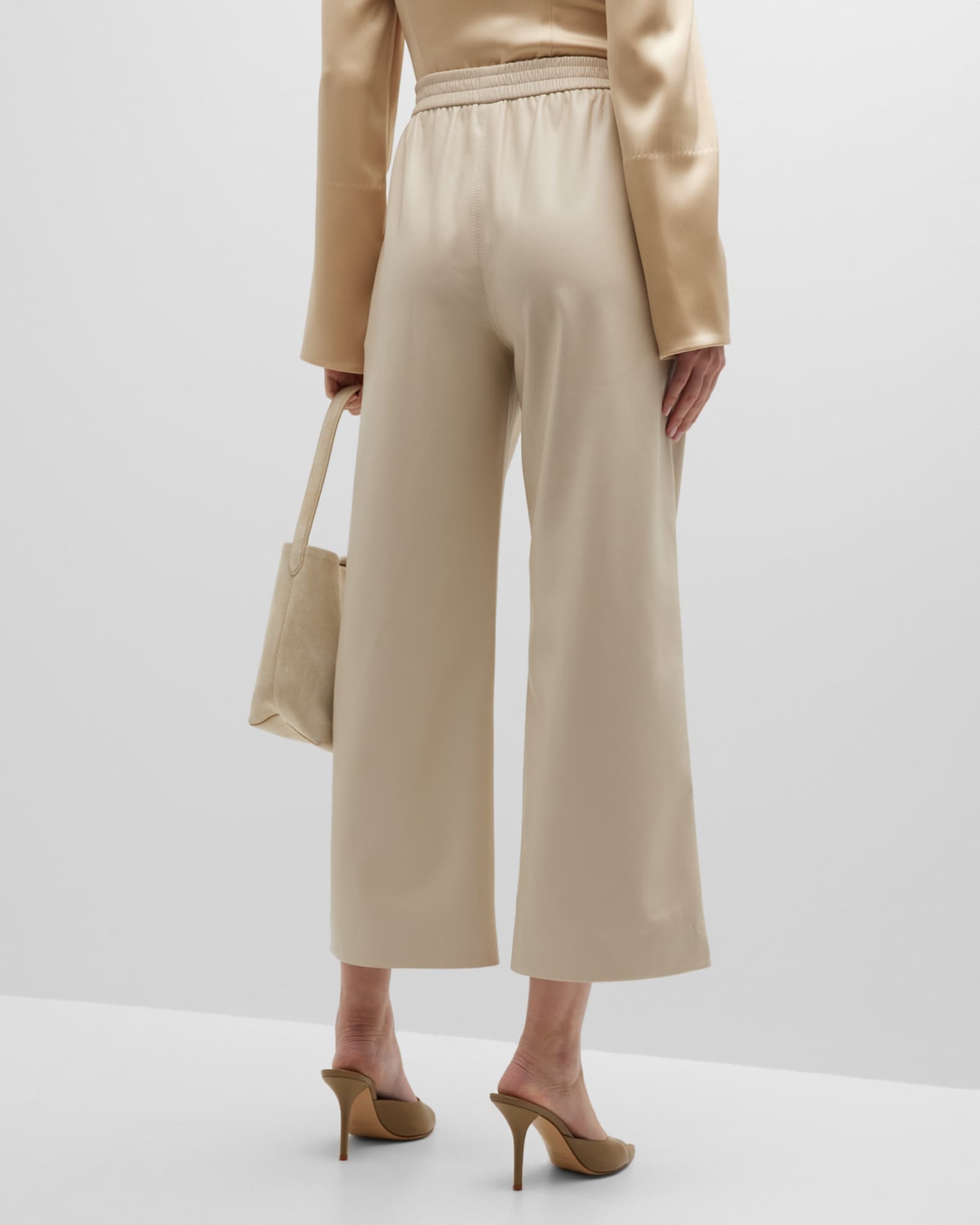 Odessa Flared Faux Leather Pants 