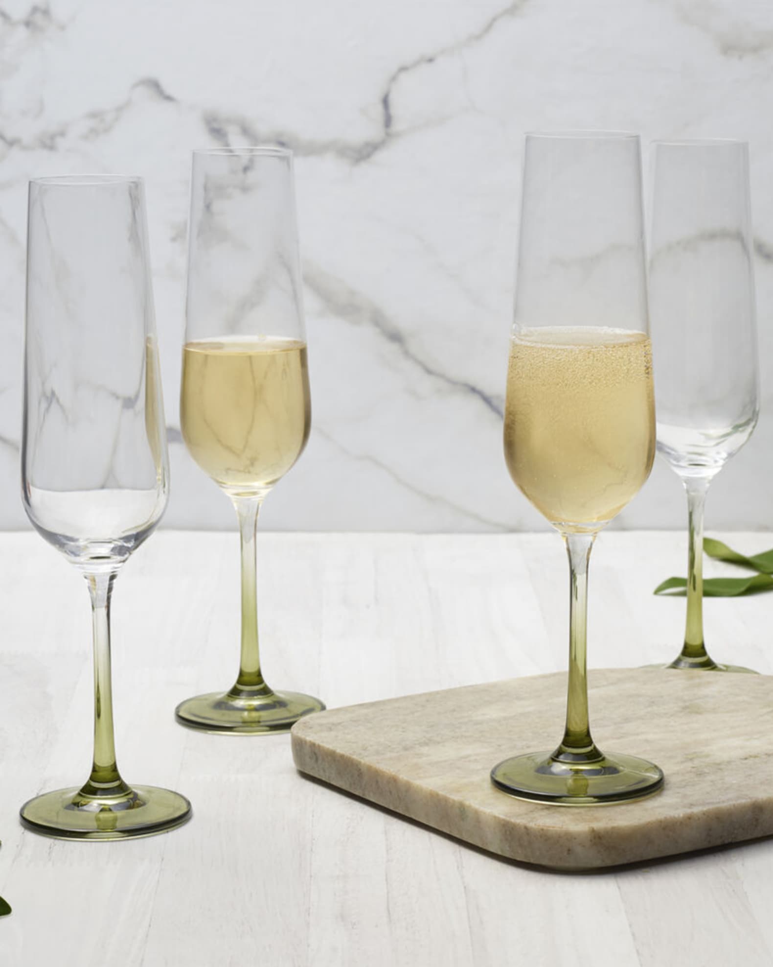 Mikasa Grace 8 oz. Champagne Flutes, Set of 4