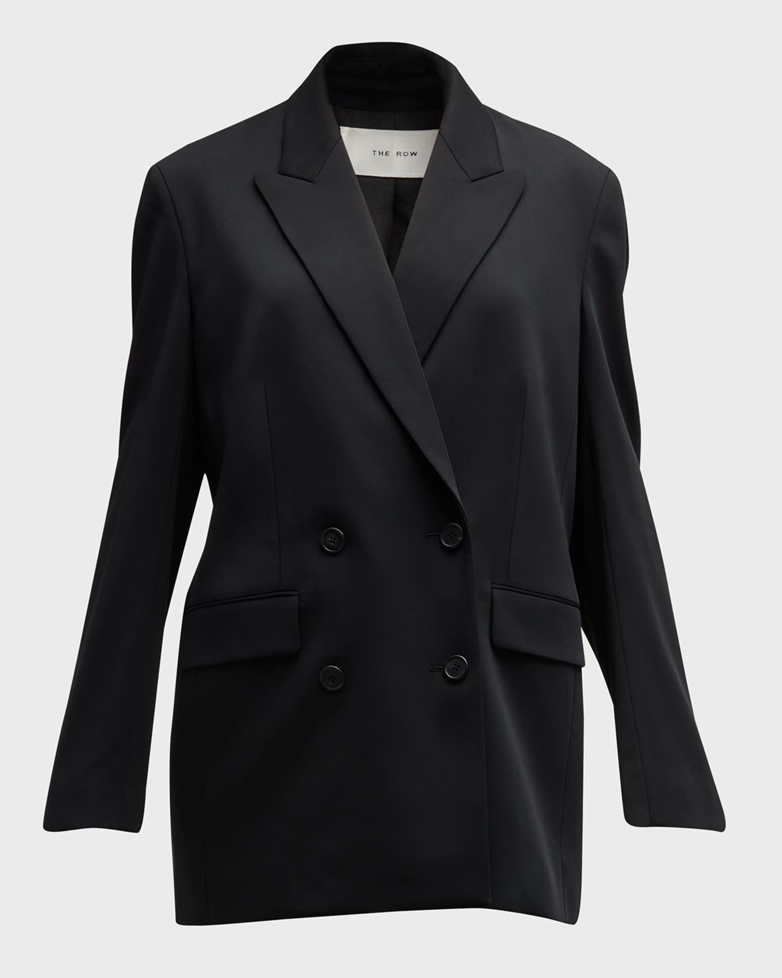 THE ROW Tristina Double-Breasted Blazer Jacket | Neiman Marcus