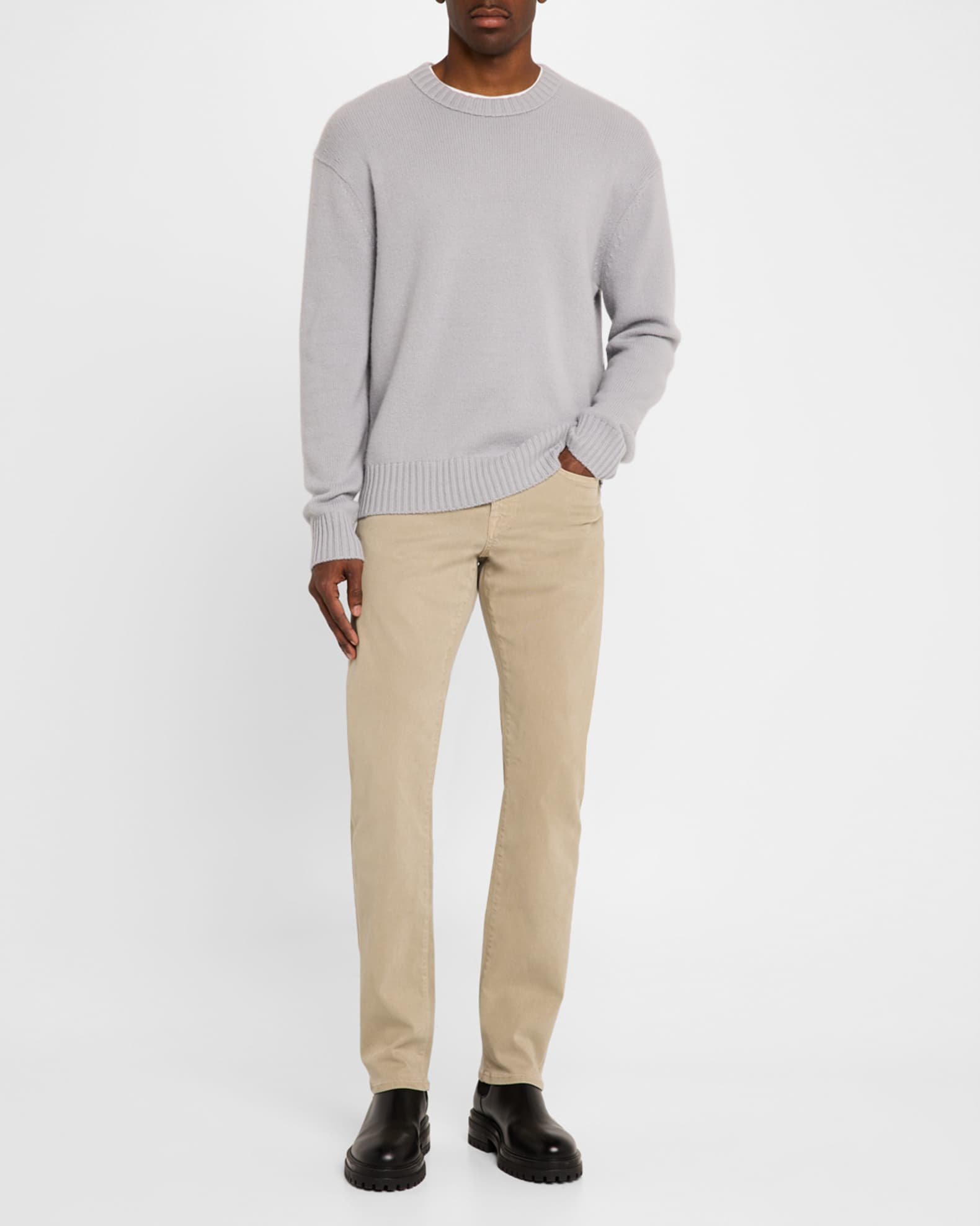 Men's Cashmere Knit Sweater 1