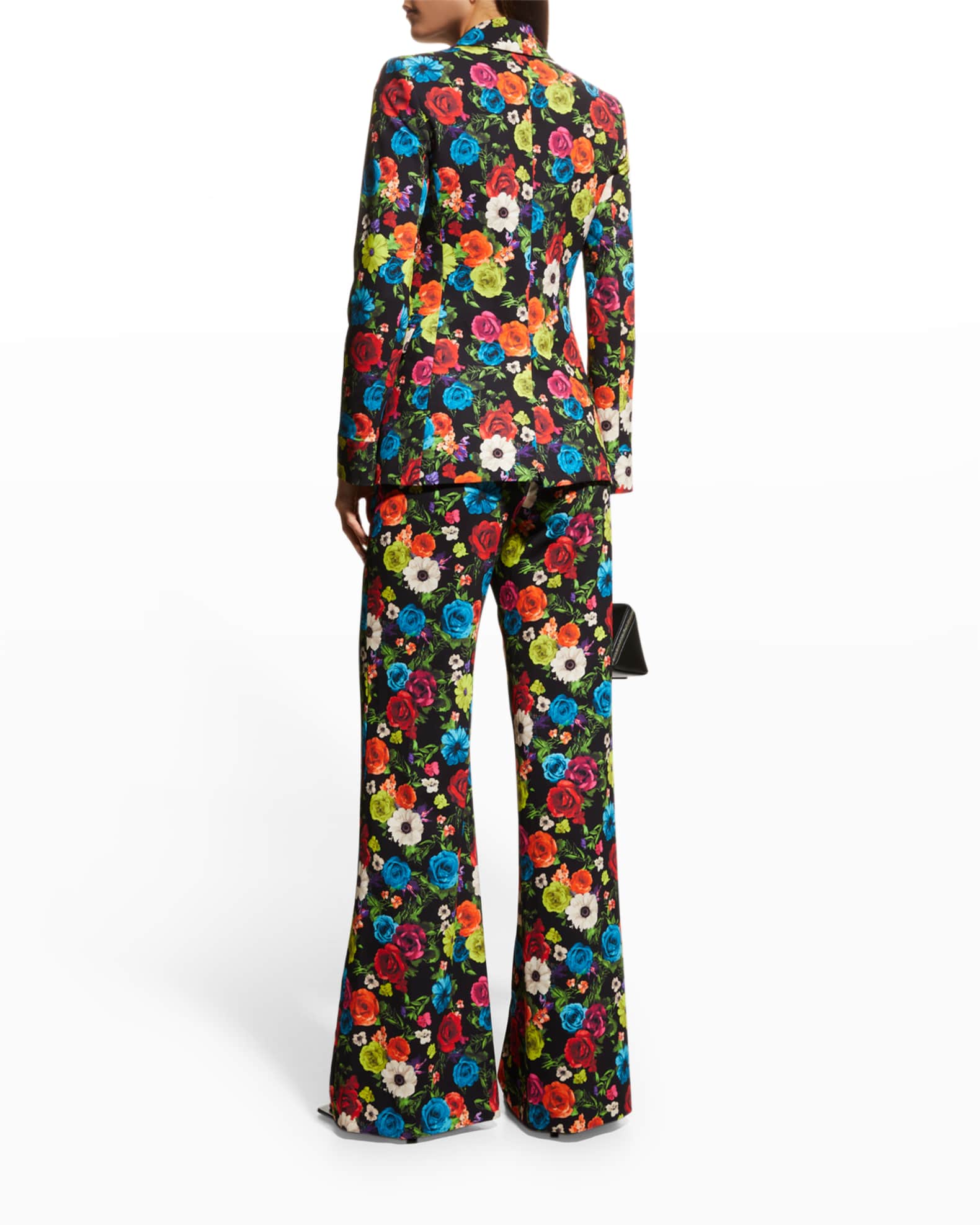 Alice+Olivia★花柄 シフォンプリーツ ジャンプスーツ Floral Print Suit | Neiman Marcus