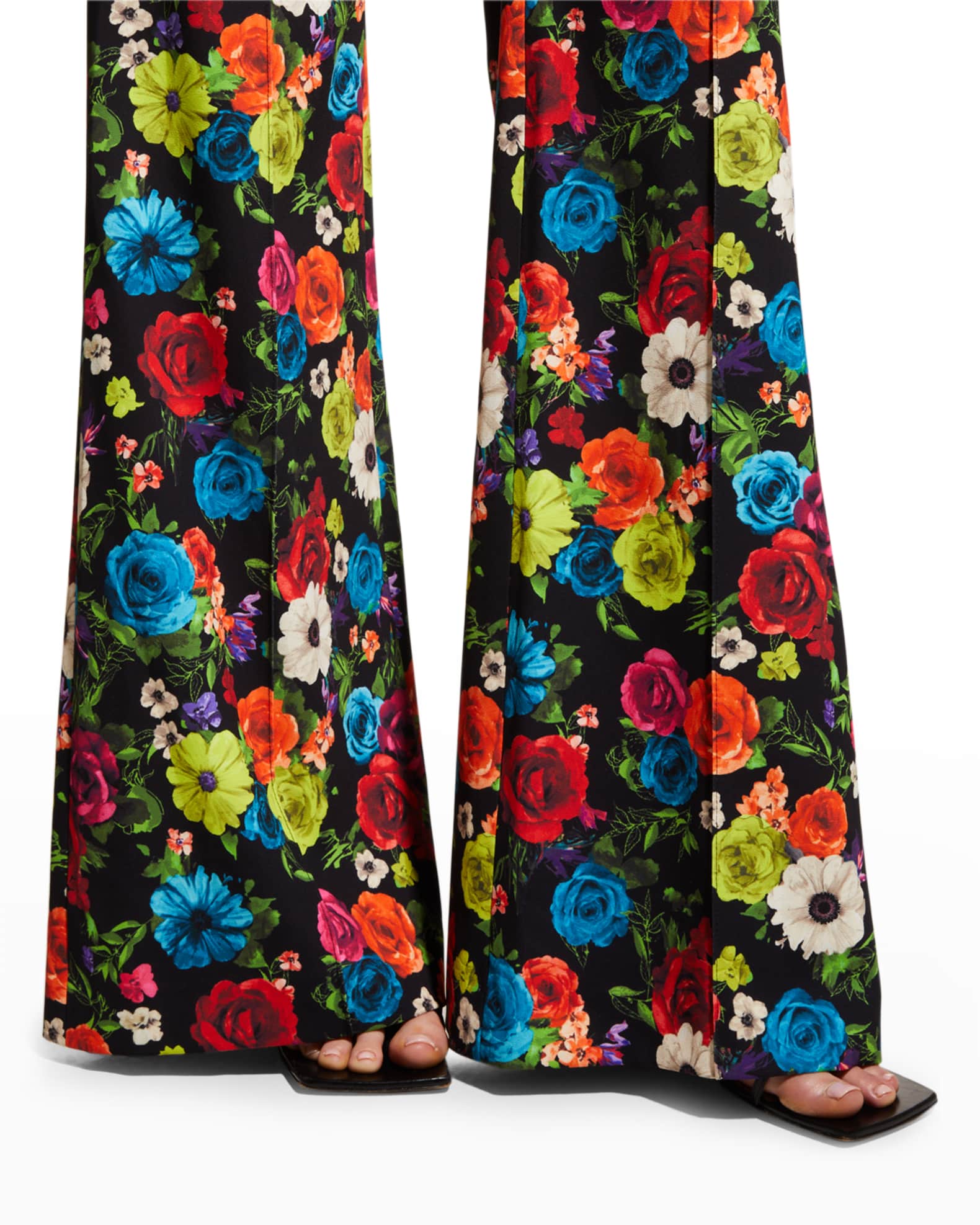 Alice+Olivia★花柄 シフォンプリーツ ジャンプスーツ Floral Print Suit | Neiman Marcus