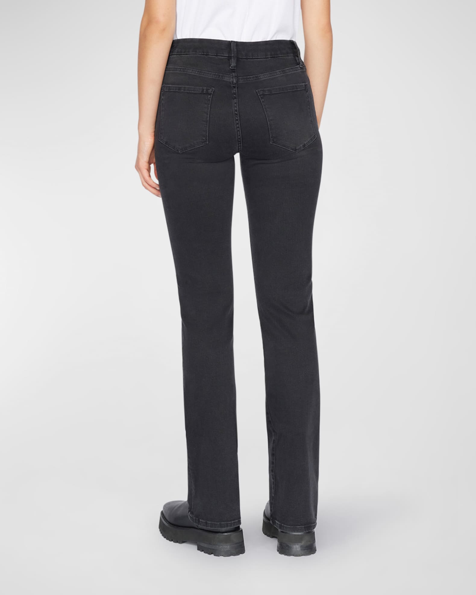 FRAME Le Mini Boot HighRise Slim Bootcut Jeans Neiman Marcus