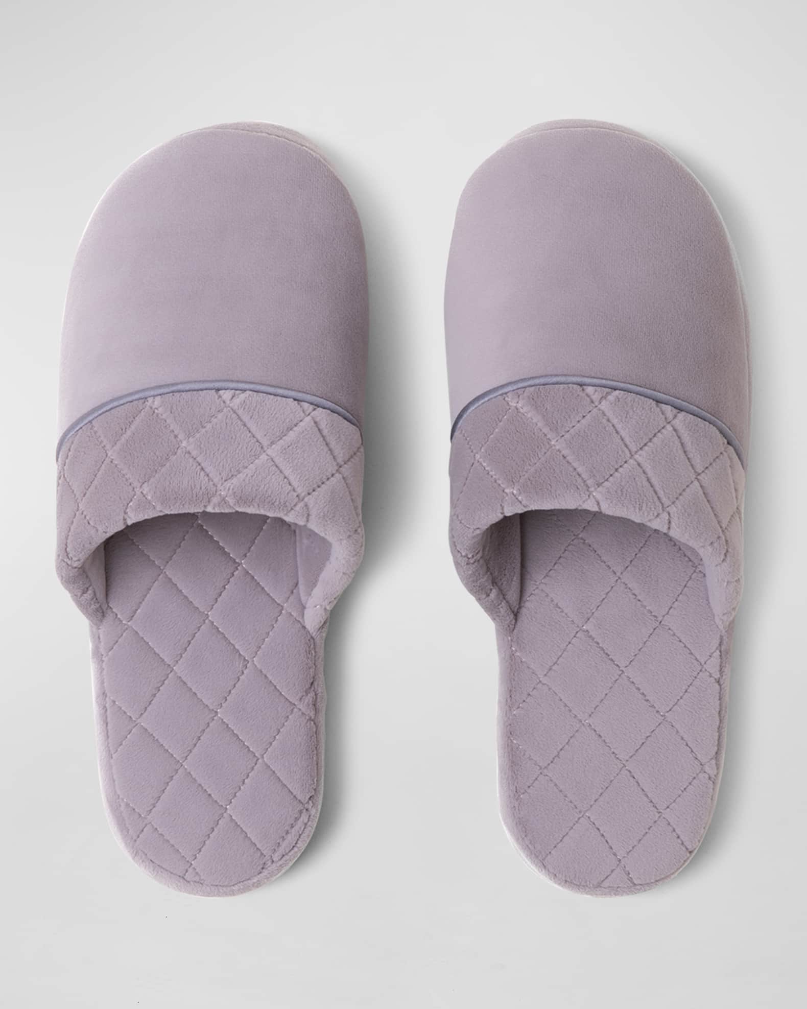 Barefoot Dreams Quilted Flat Slippers Neiman Marcus