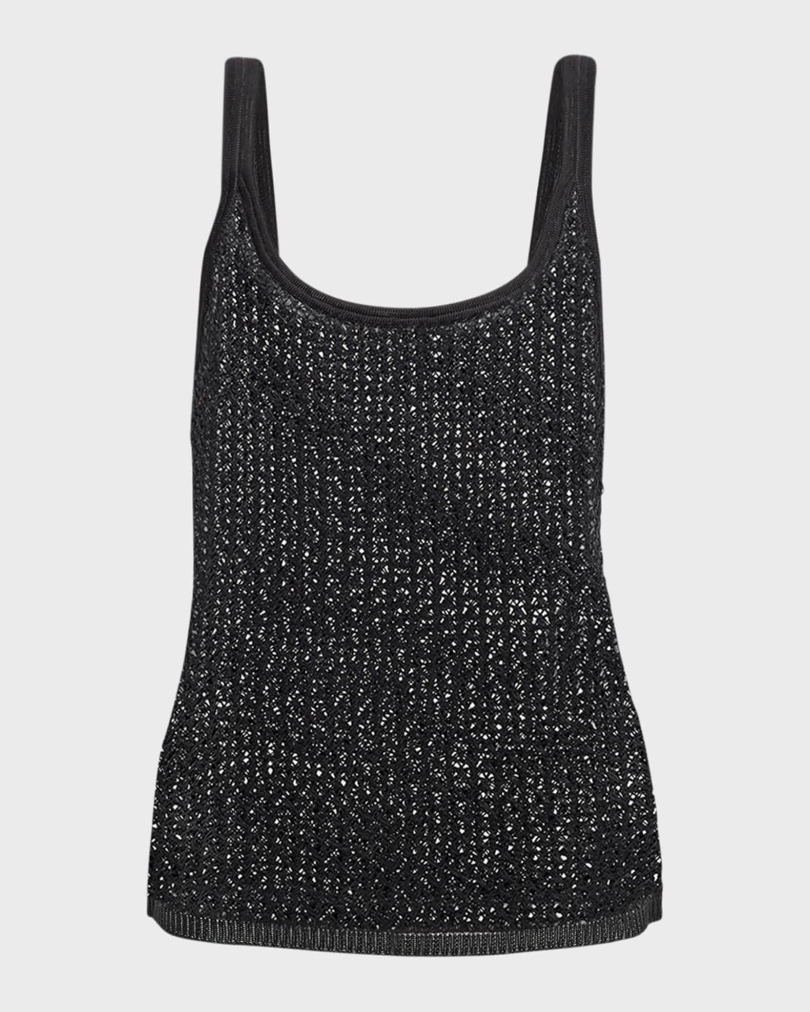 Missoni Crochet Knit Tank Top Neiman Marcus