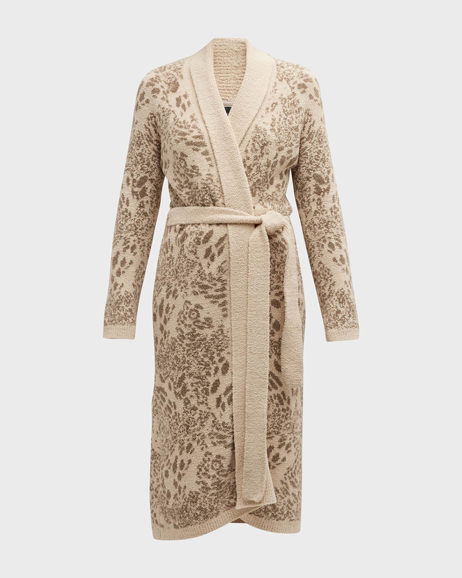 Natori Serenity Plush Animal Jacquard Robe Neiman Marcus