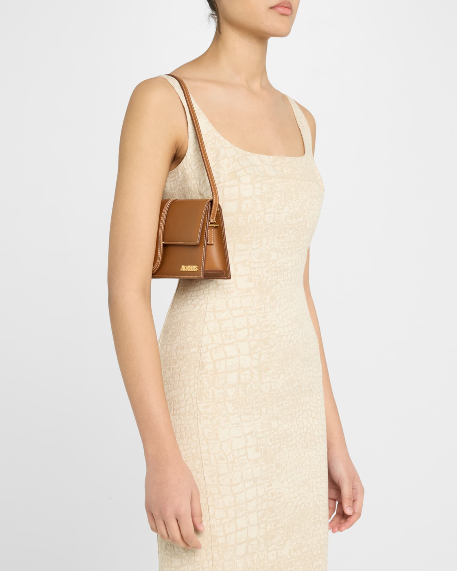 Jacquemus Bambino Long リネン　ベージュ Le Bambino Long Bag - Jacquemus - Leather - Light Beige