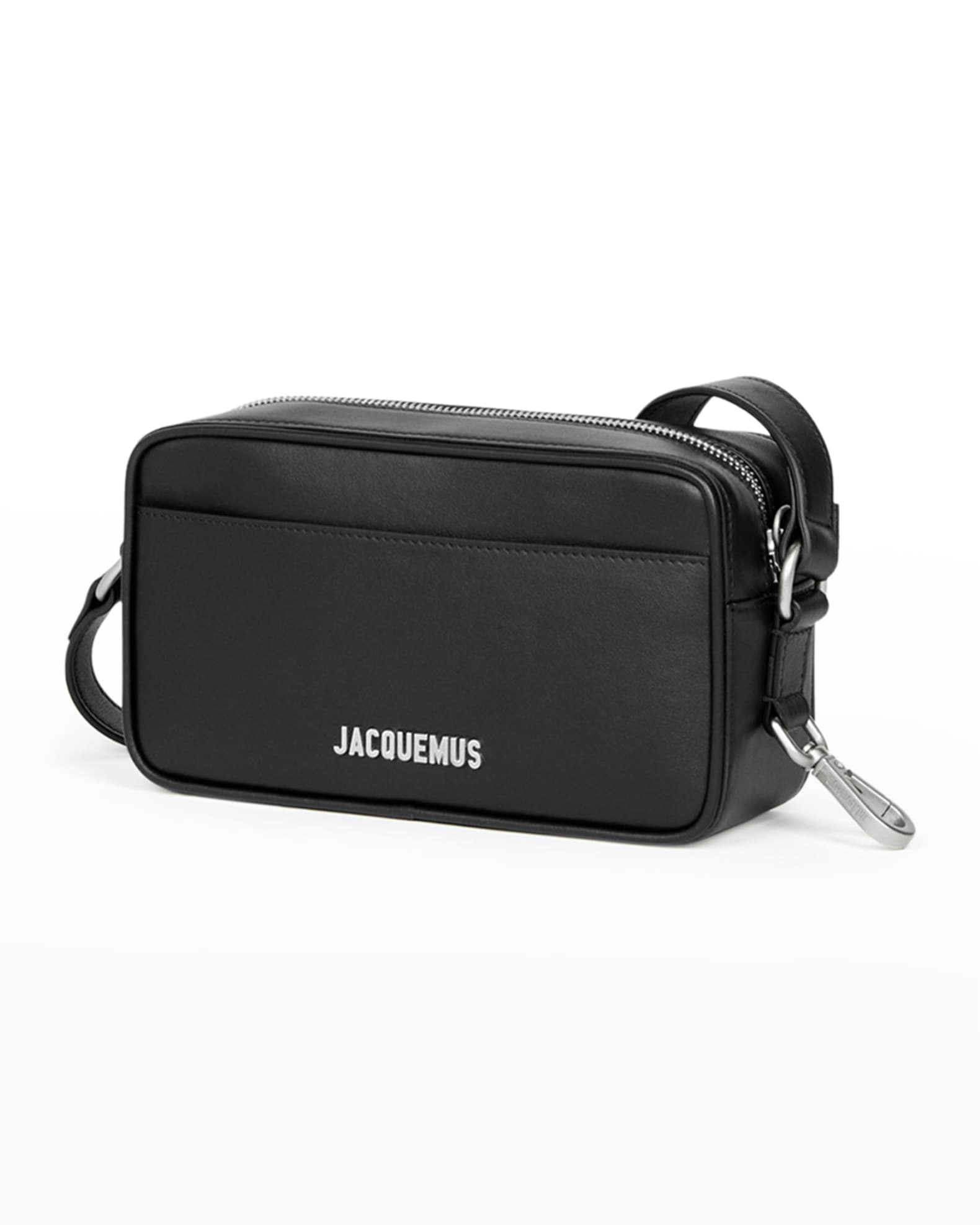 Jacquemus Le Baneto Zip Camera Crossbody Bag | Neiman Marcus