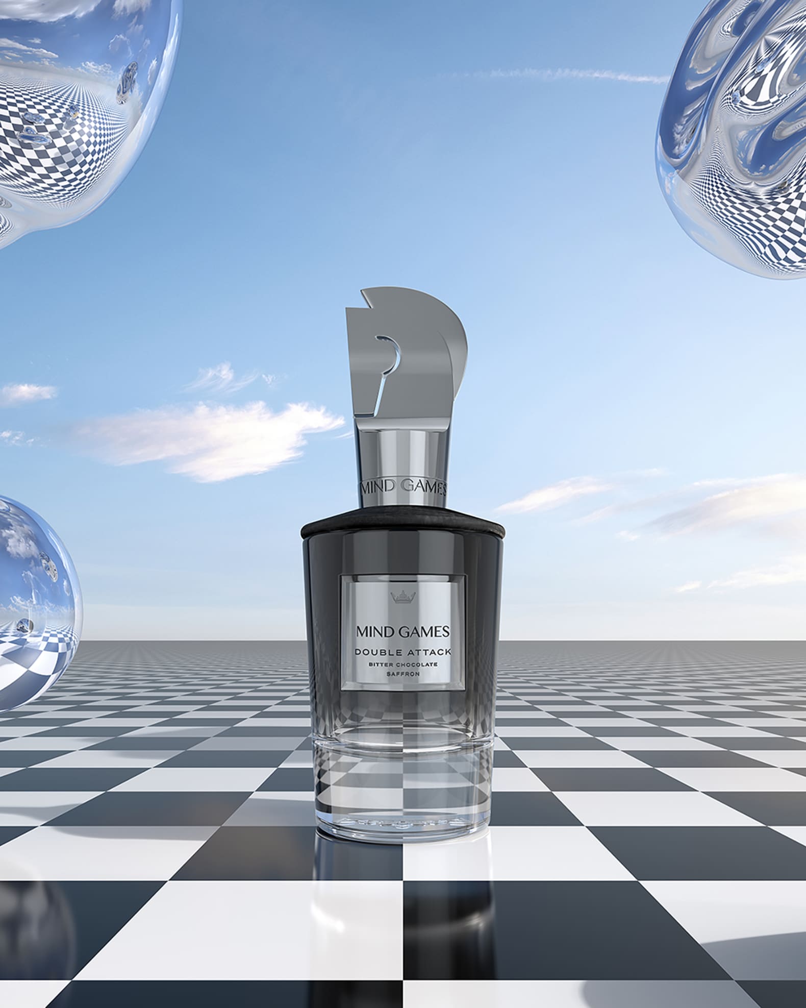 Double Attack Extrait de Parfum - Black Knight, 3.4 oz.