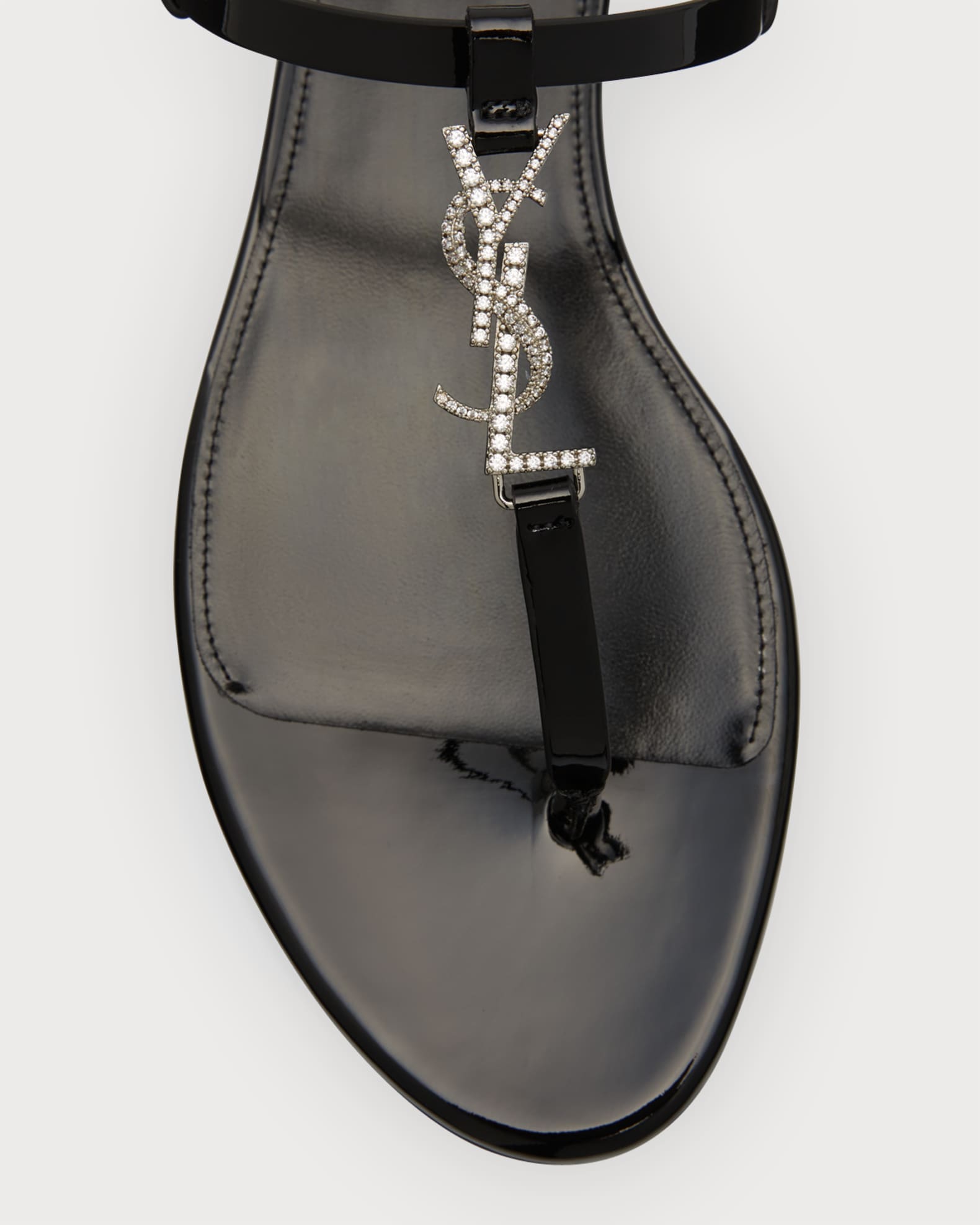 Ysl flat sandals replica on sale