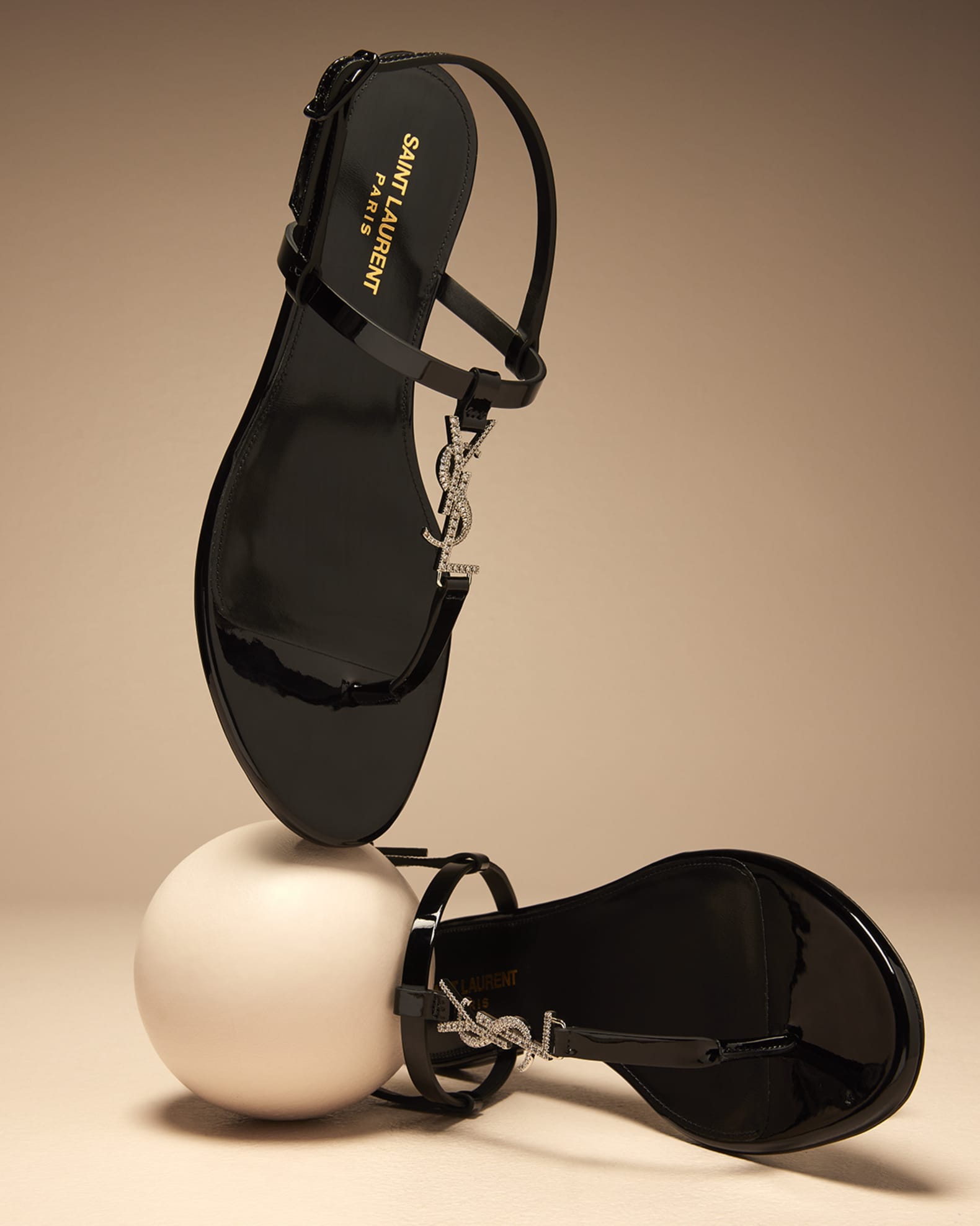 Ysl jelly sandals top