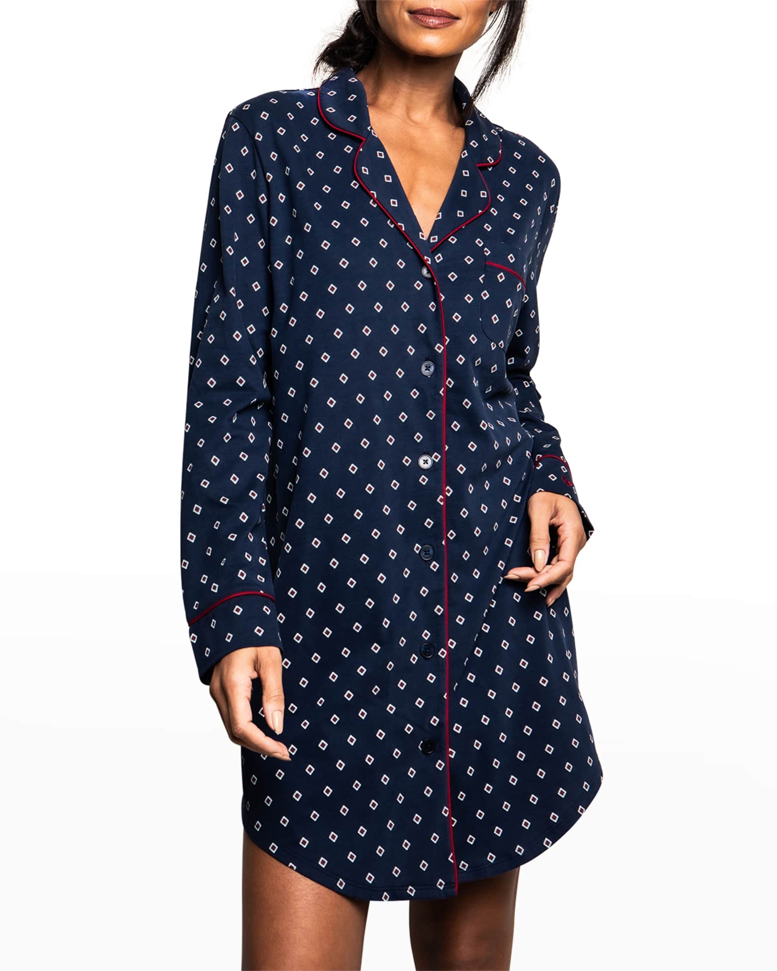 Pima cotton nightshirts clearance