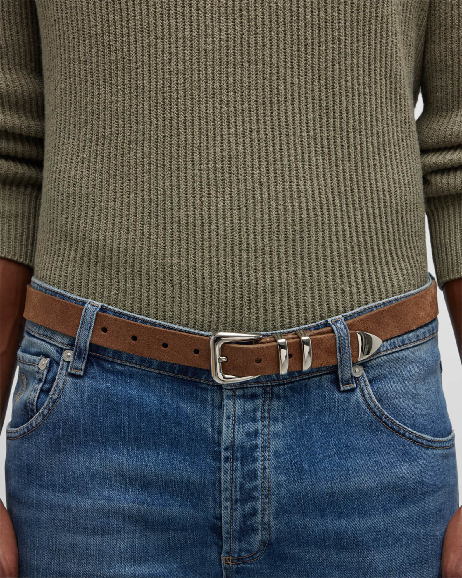 brunello cucinelli men's belt