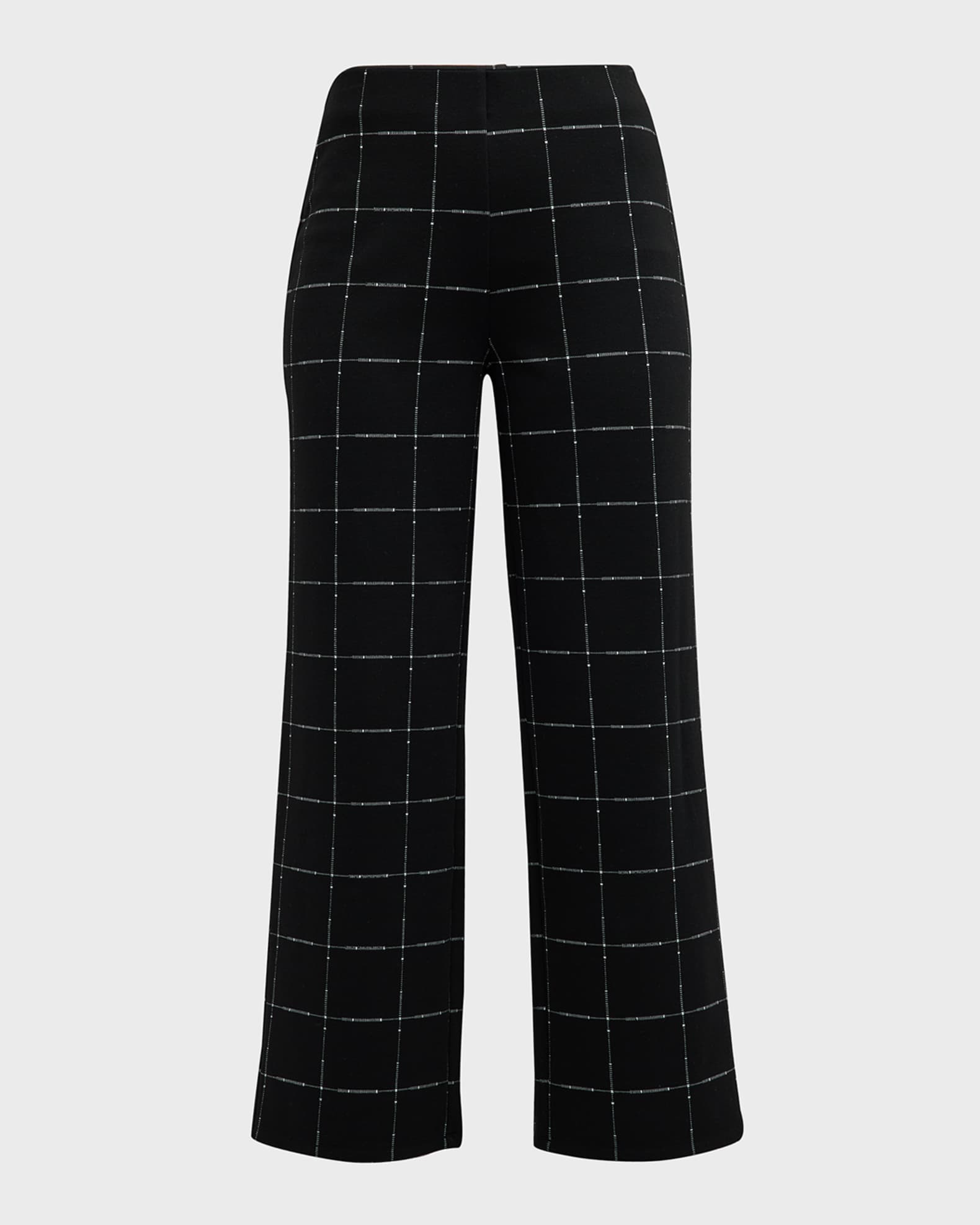 NIC+ZOE Cropped WideLeg Plaid Pants Neiman Marcus