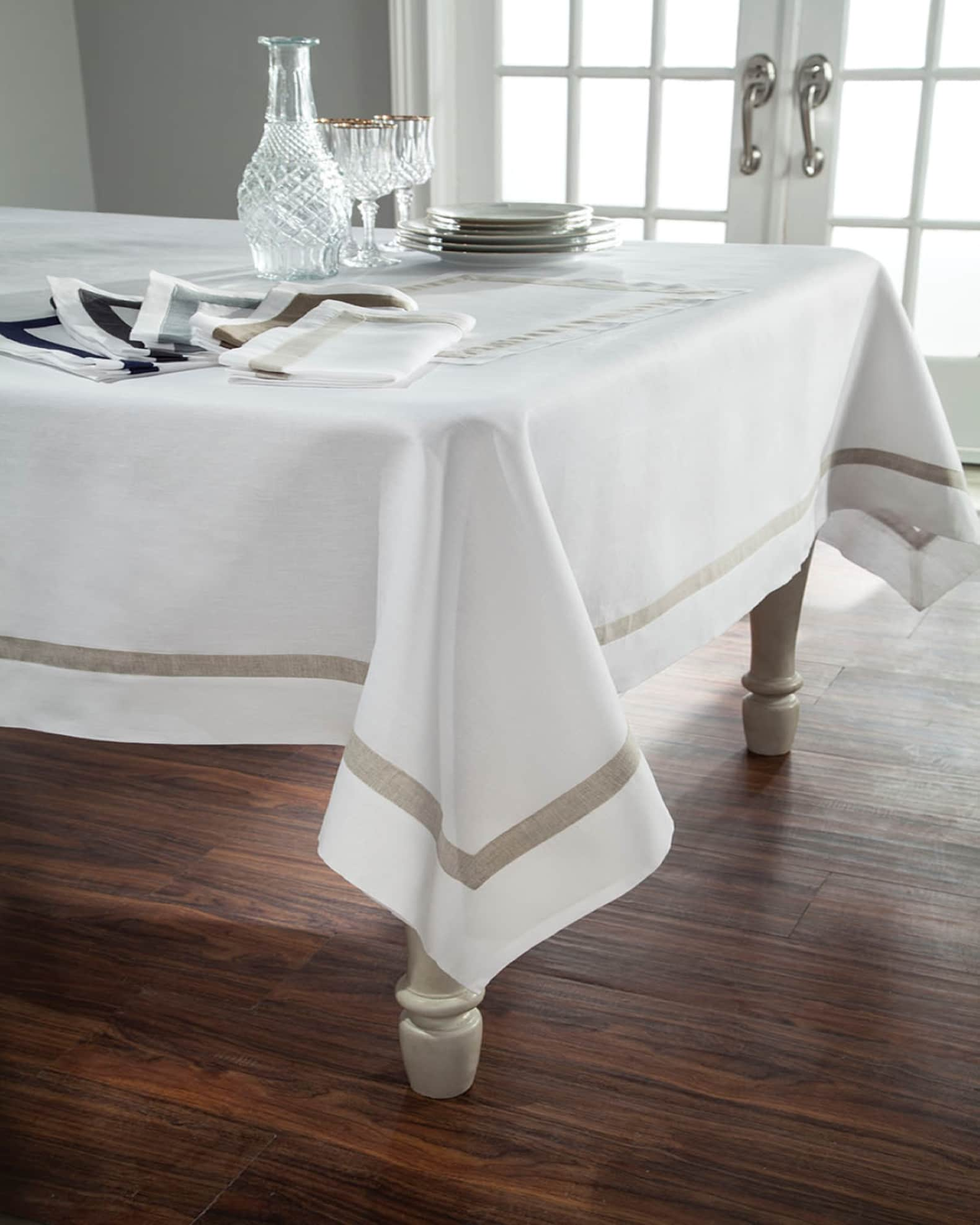 Luxury Table Linens & Linen Tablecloths at Neiman Marcus