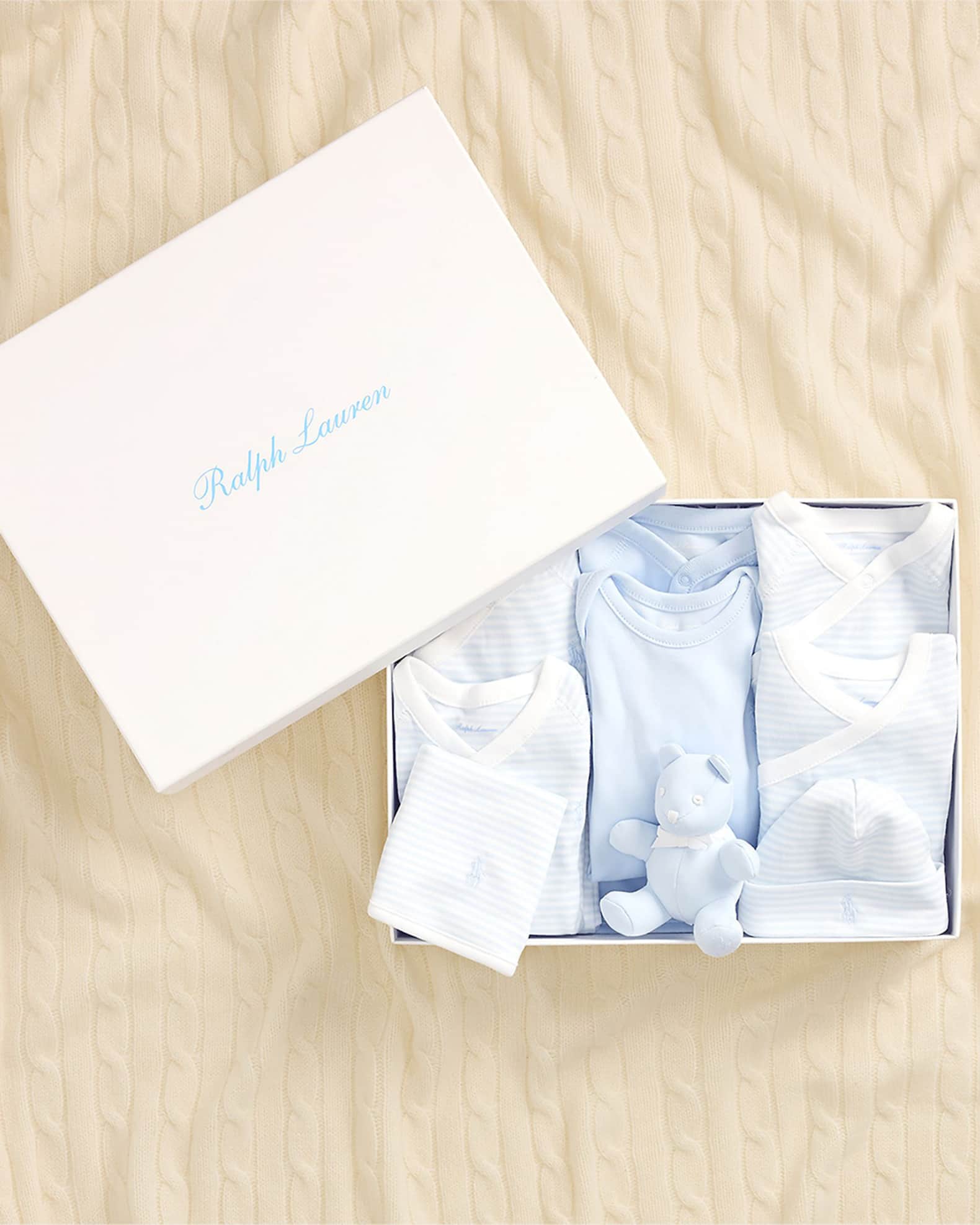 Polo Ralph Lauren Boy's 11-Piece Organic Cotton Gift Set, Size