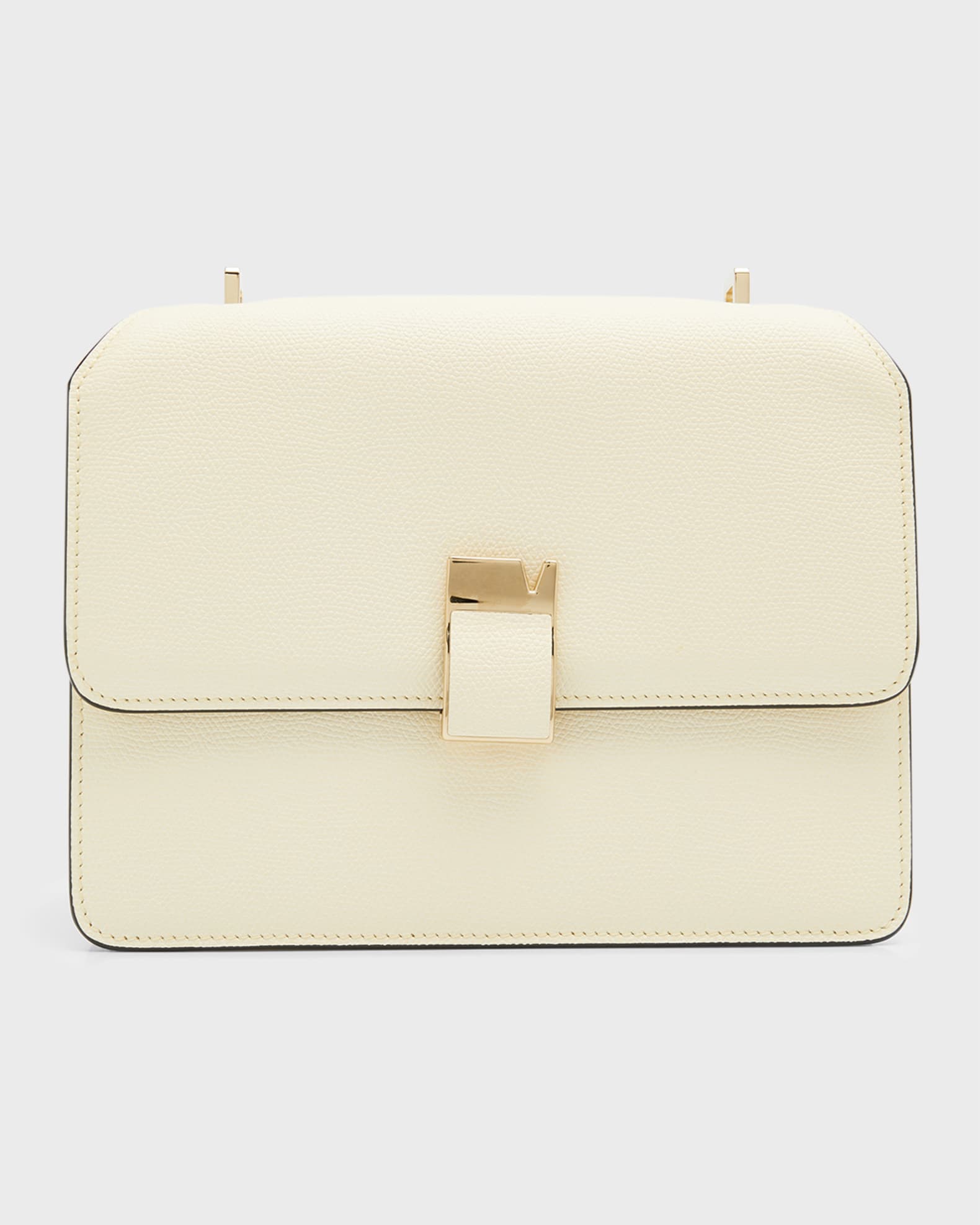 Valextra Nola Medium Flap Leather Crossbody Bag Neiman Marcus