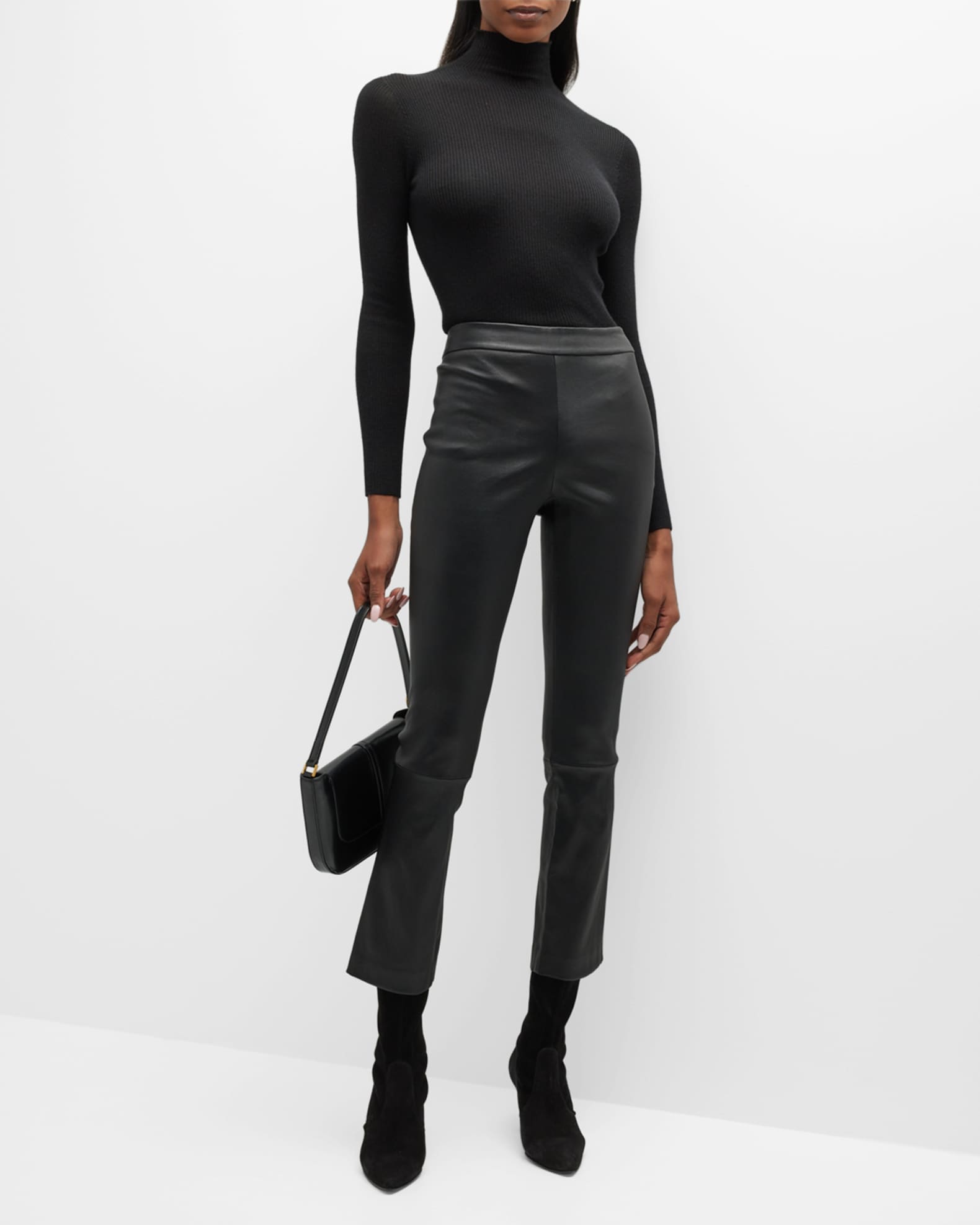 Theory five pocket leather pants best sale