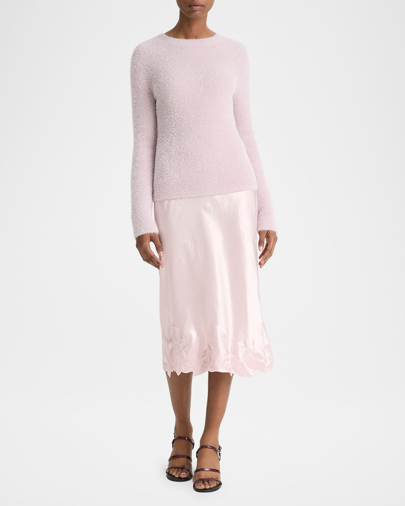 Lurex Eyelash Knit Pullover Top 1