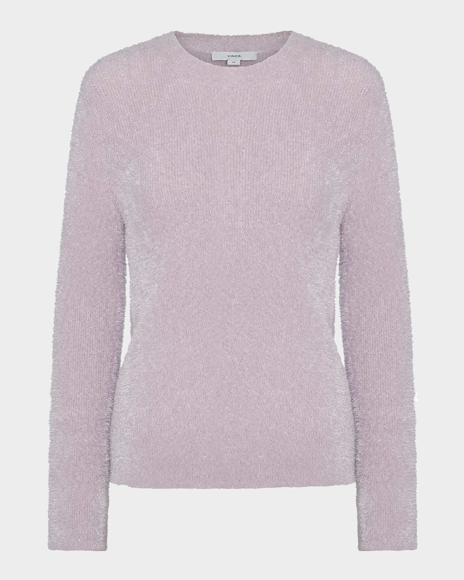 Lurex Eyelash Knit Pullover Top 0