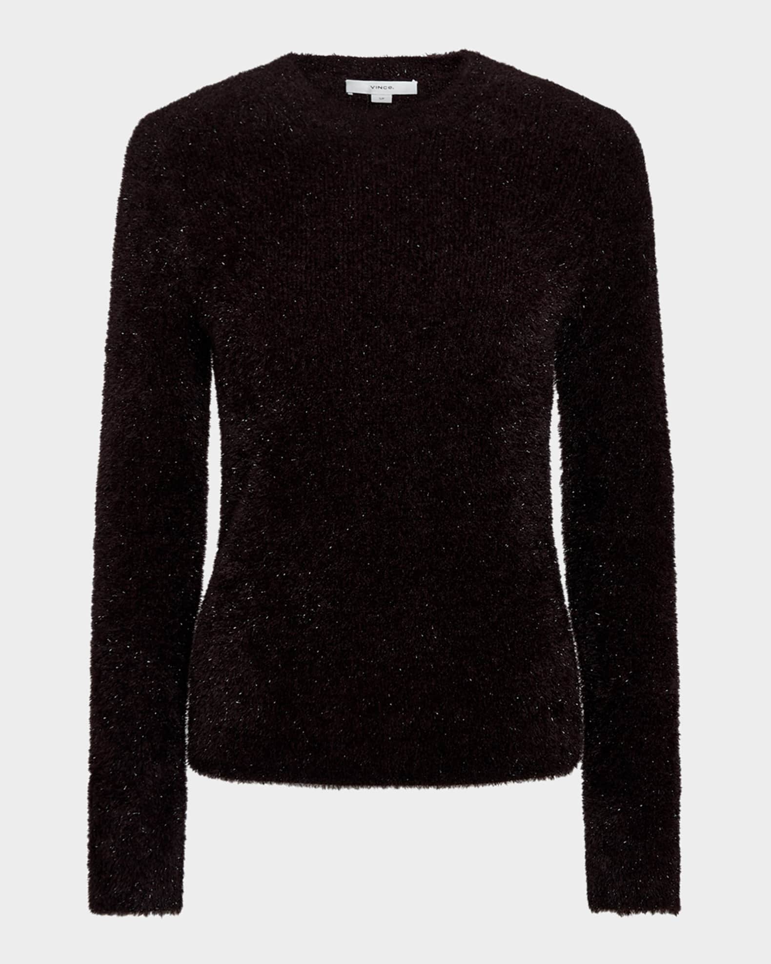 Lurex Eyelash Knit Pullover Top 0