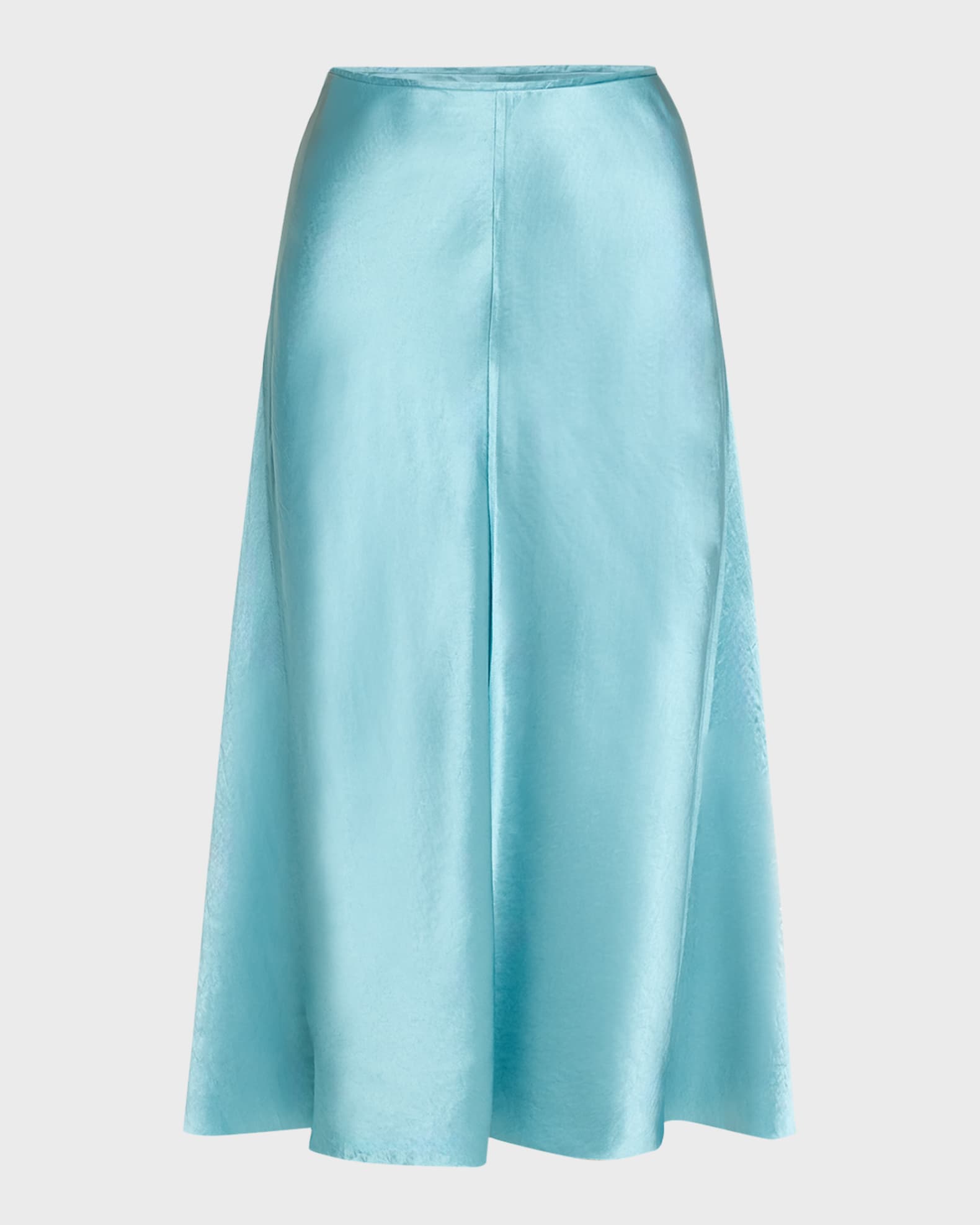 Vince raw-edge silk midi skirt hot sale
