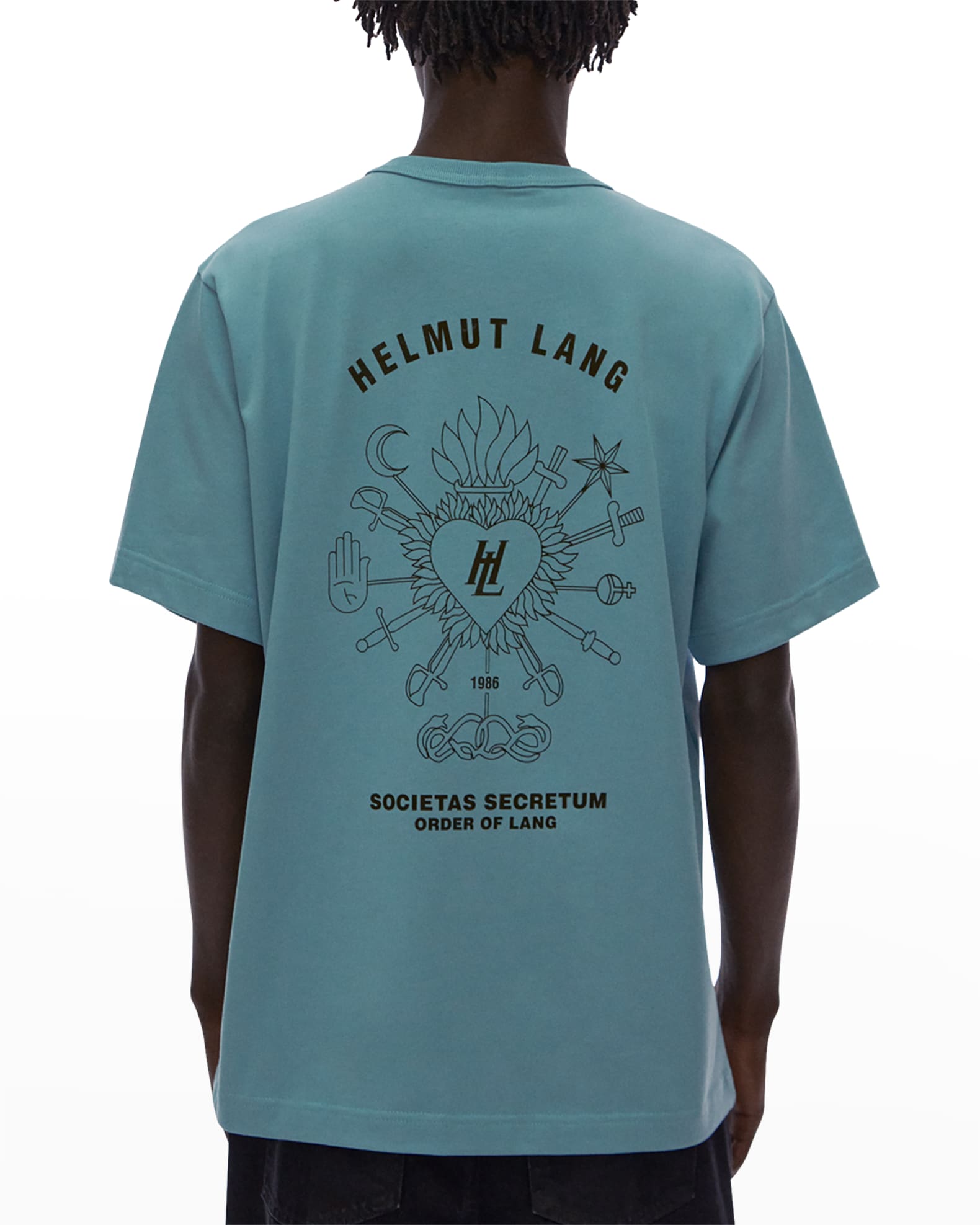 Helmut Lang Men's Societas Logo T-Shirt | Neiman Marcus