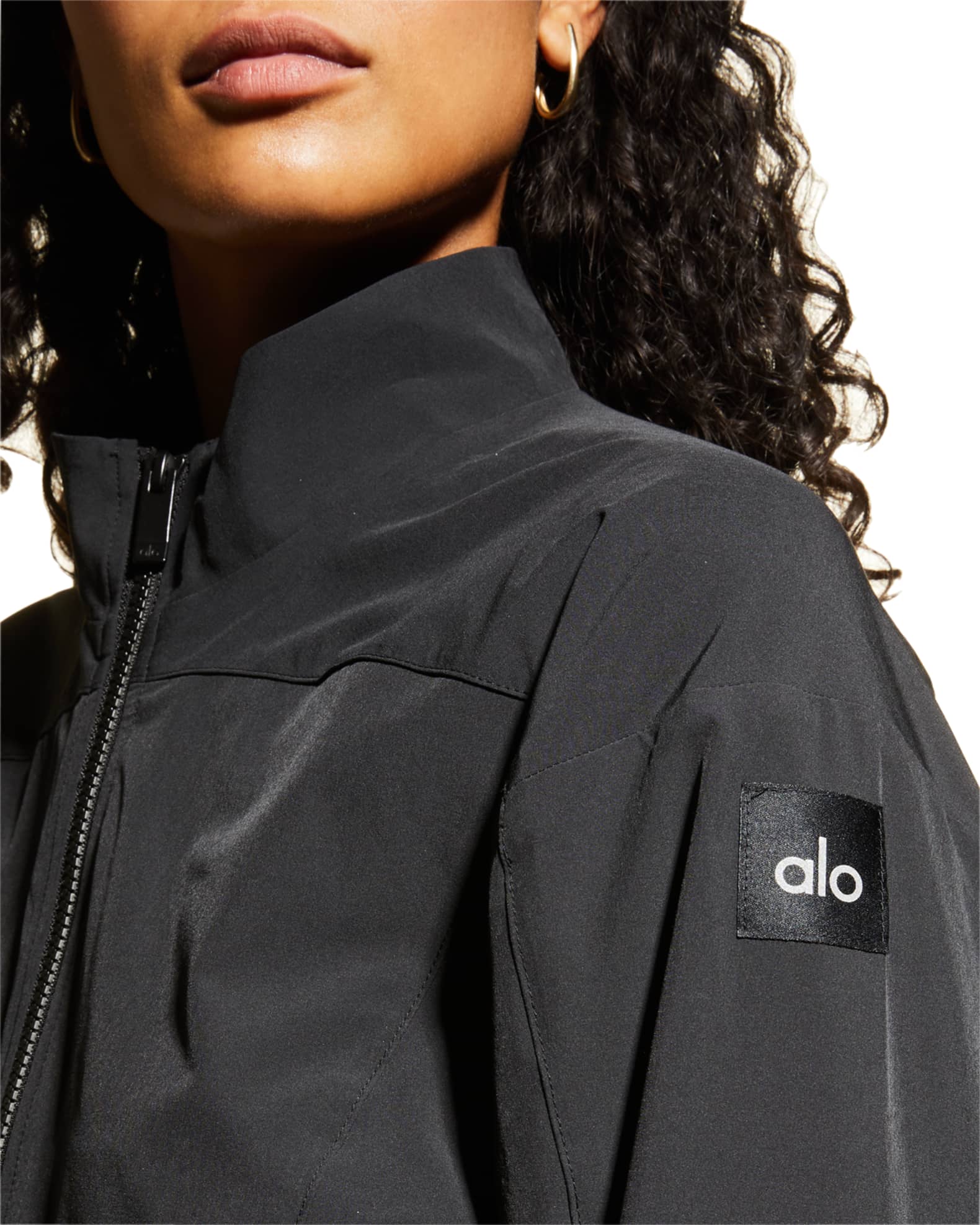 Alo Yoga Clubhouse Cropped Jacket Neiman Marcus