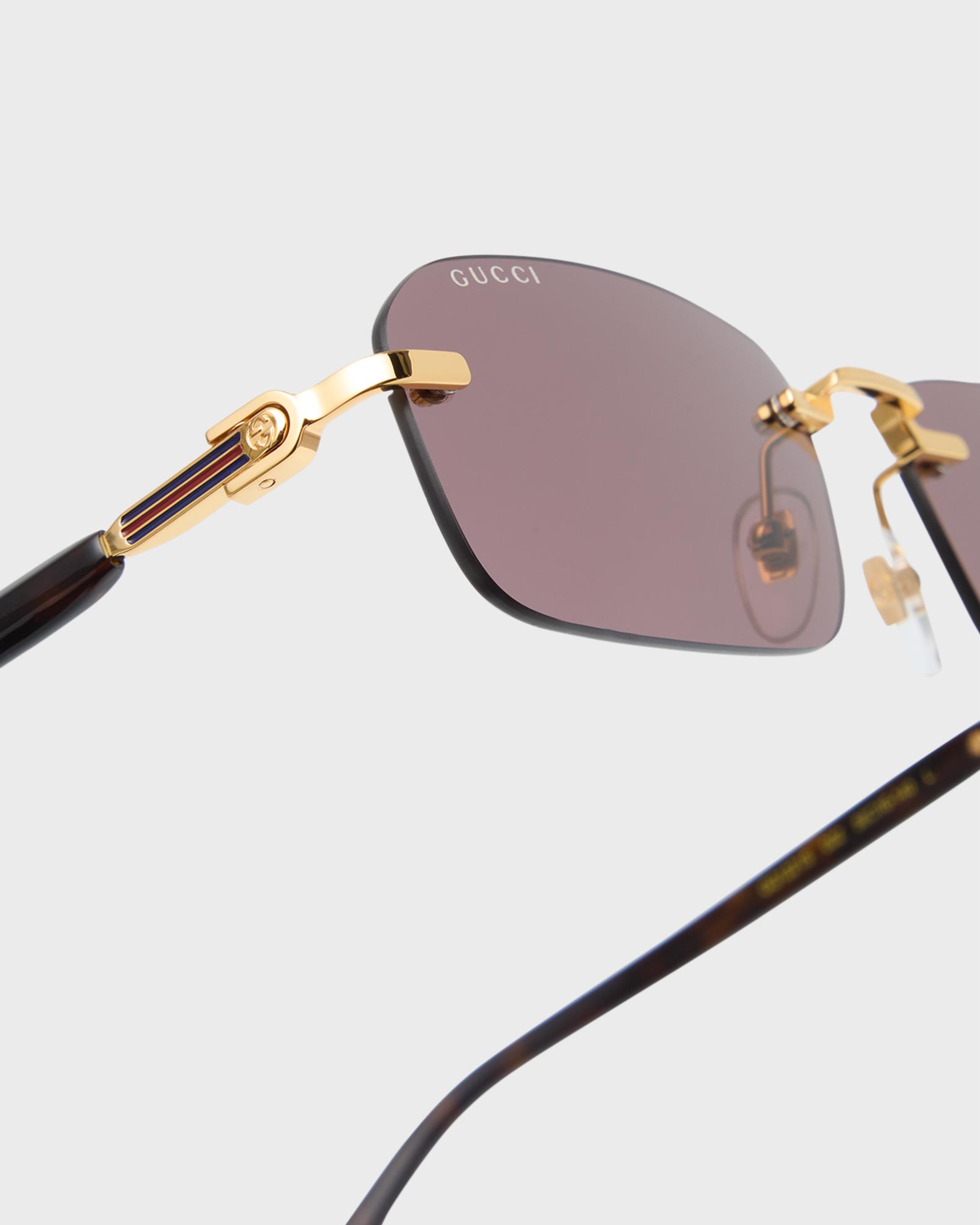 Gucci Men's Rimless Metal Rectangle Sunglasses | Neiman Marcus