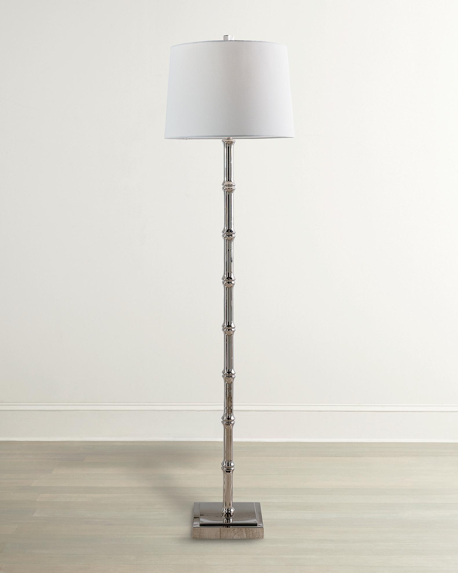Port 68 Lauderdale Brass Floor Lamp | Neiman Marcus