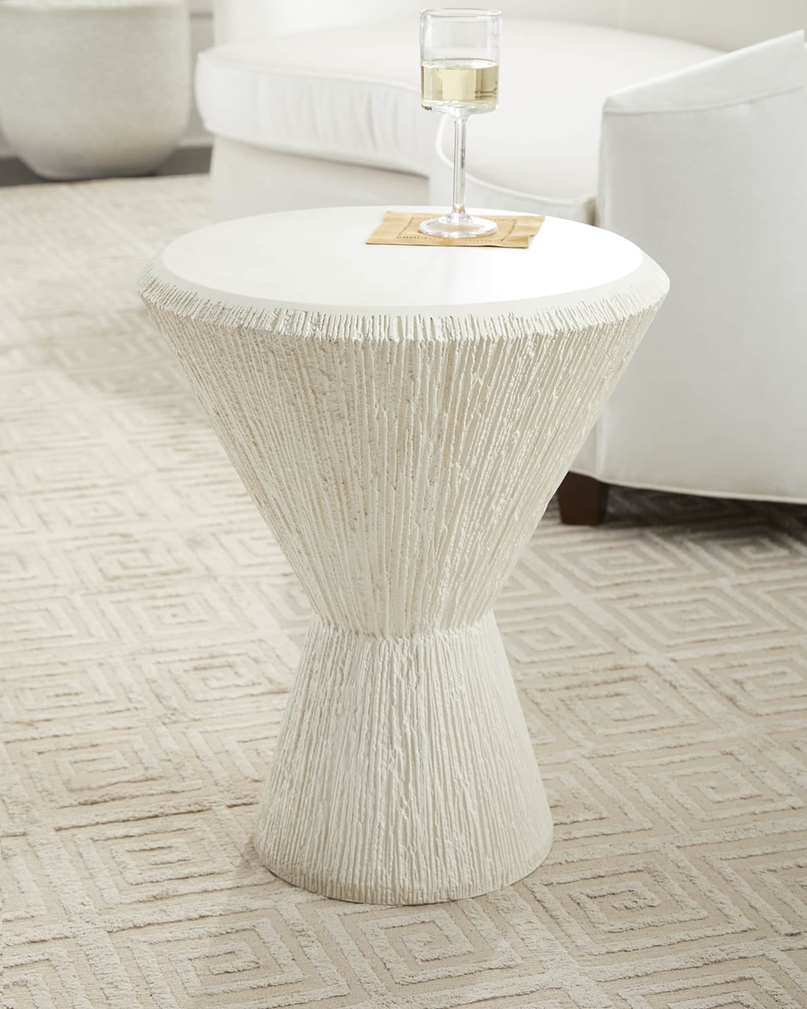 Arteriors Nika Hourglass Accent Table Neiman Marcus