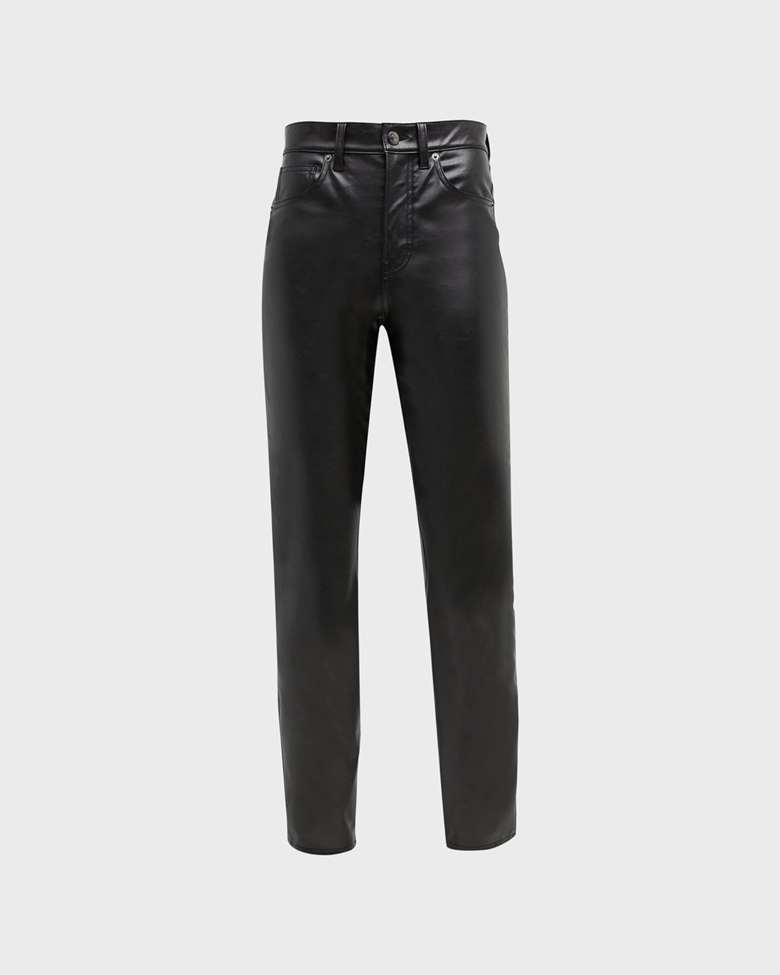 Veronica Beard Jeans Maera HighRise Skinny FauxLeather Pants Neiman Marcus