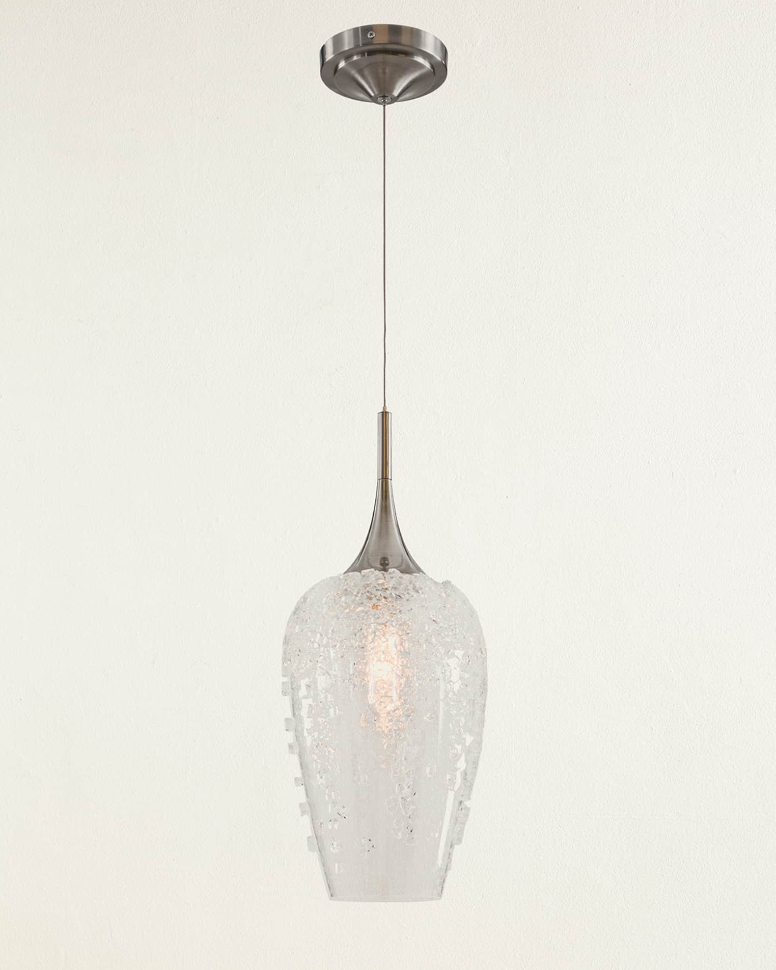 Antique nickel pendant light sale