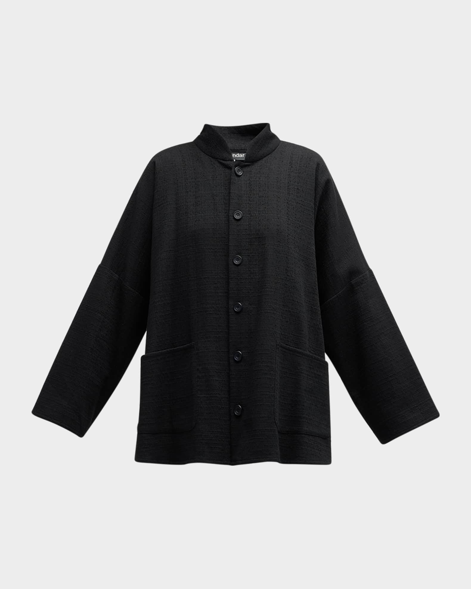 Imperial velvet mandarin collar jacket sale